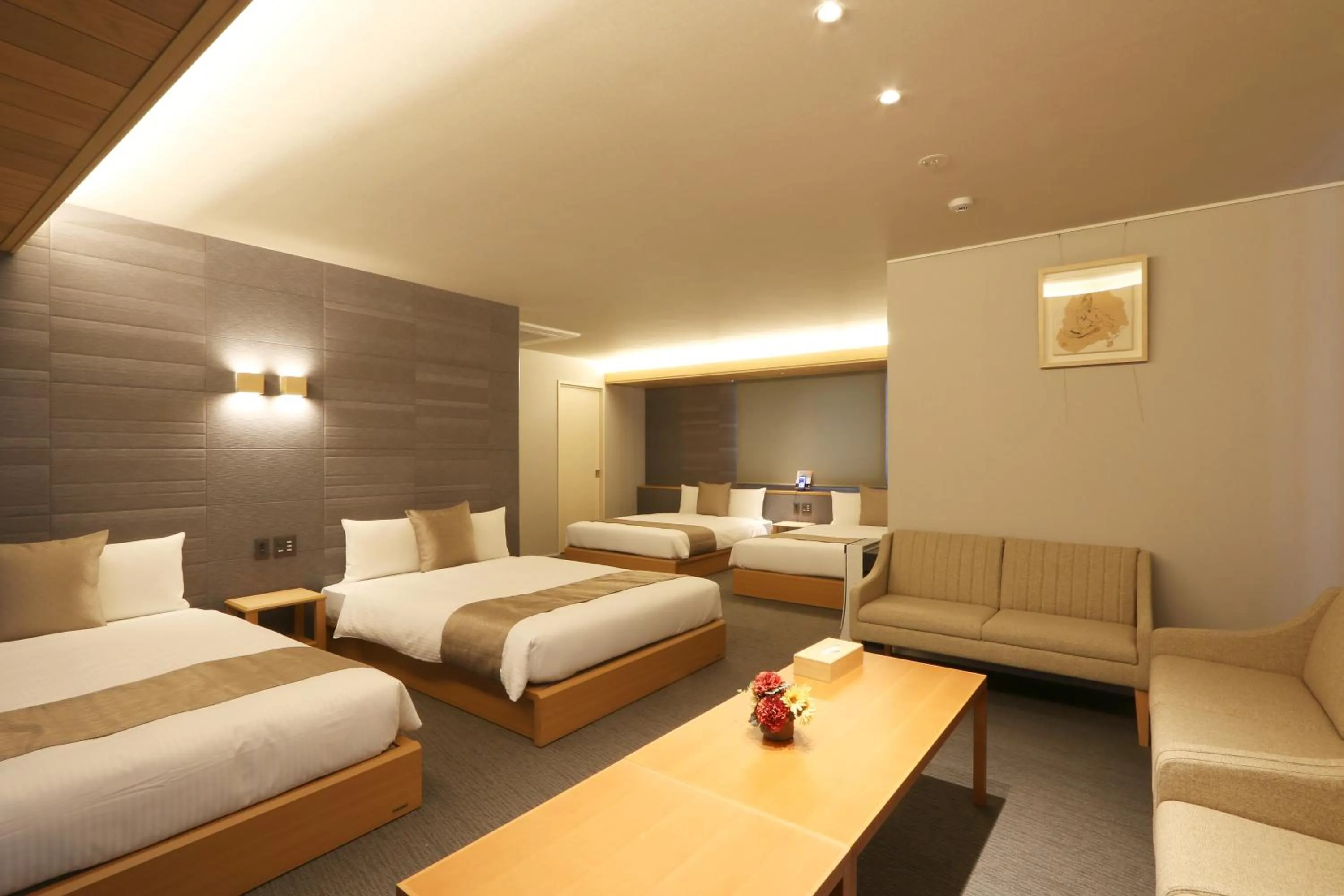 Photo of the whole room, Bed in GRAND BASE Nagoya Ekinishi