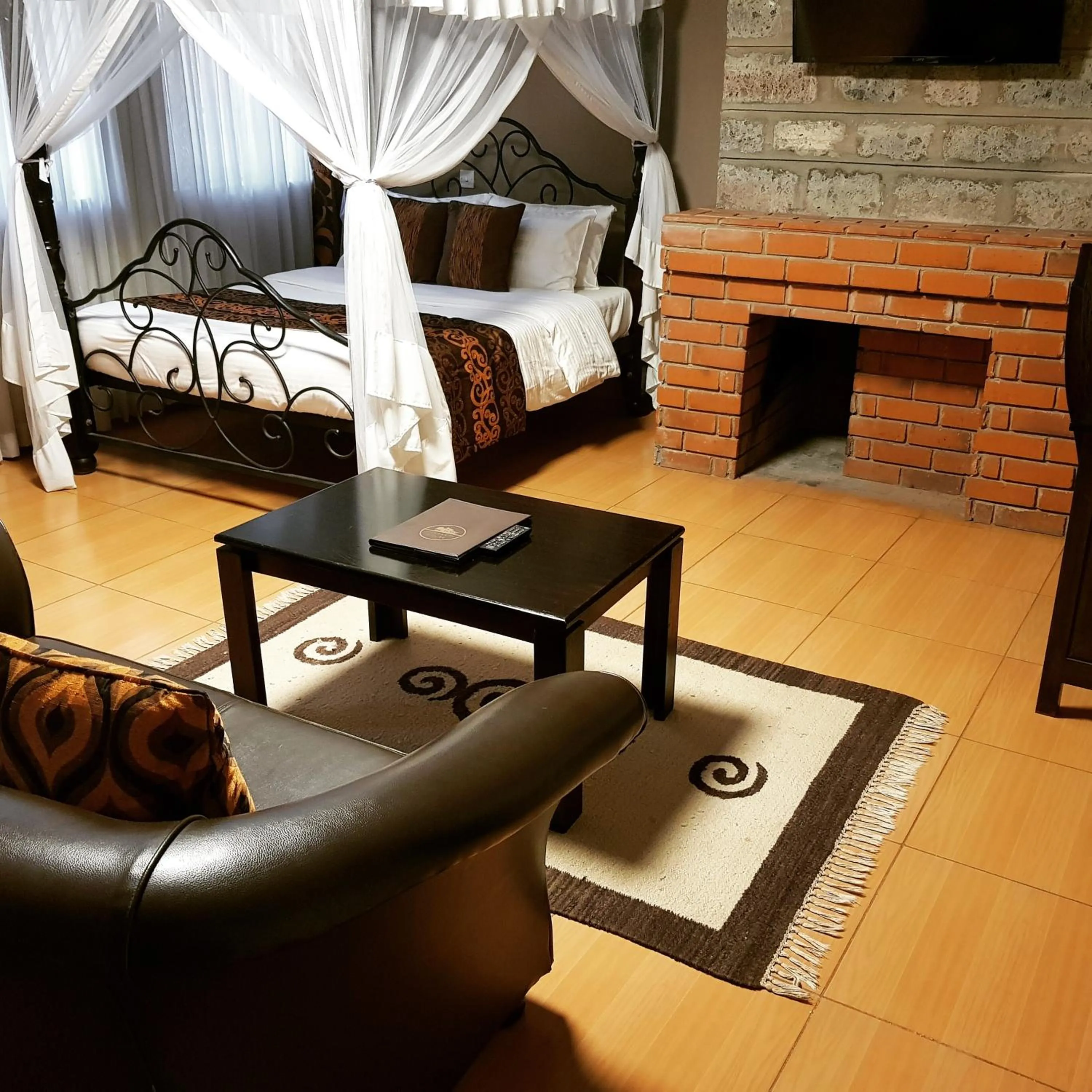 Photo of the whole room, Bed in Margarita House