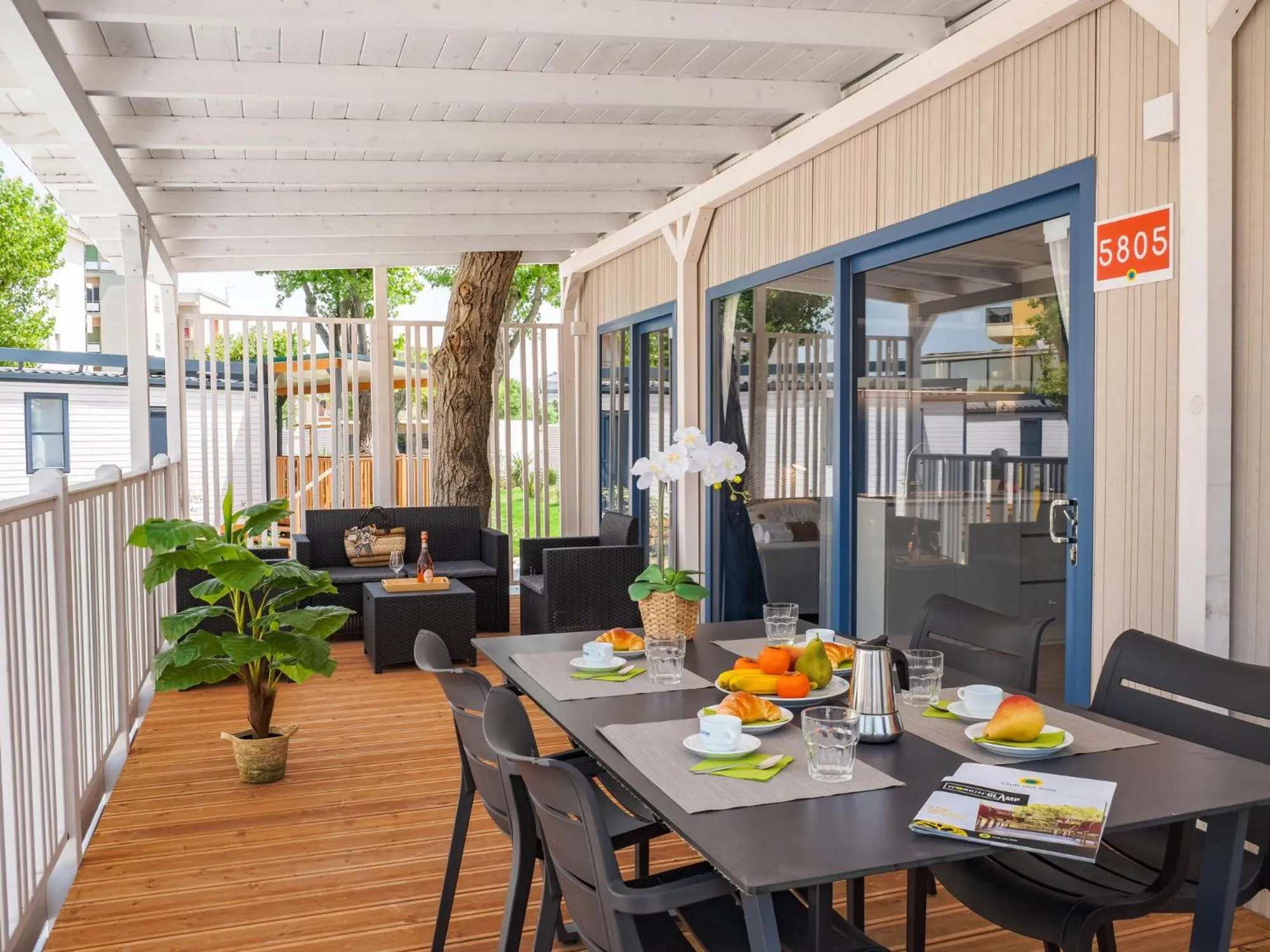 Balcony/Terrace in Club del Sole Rimini Family Resort