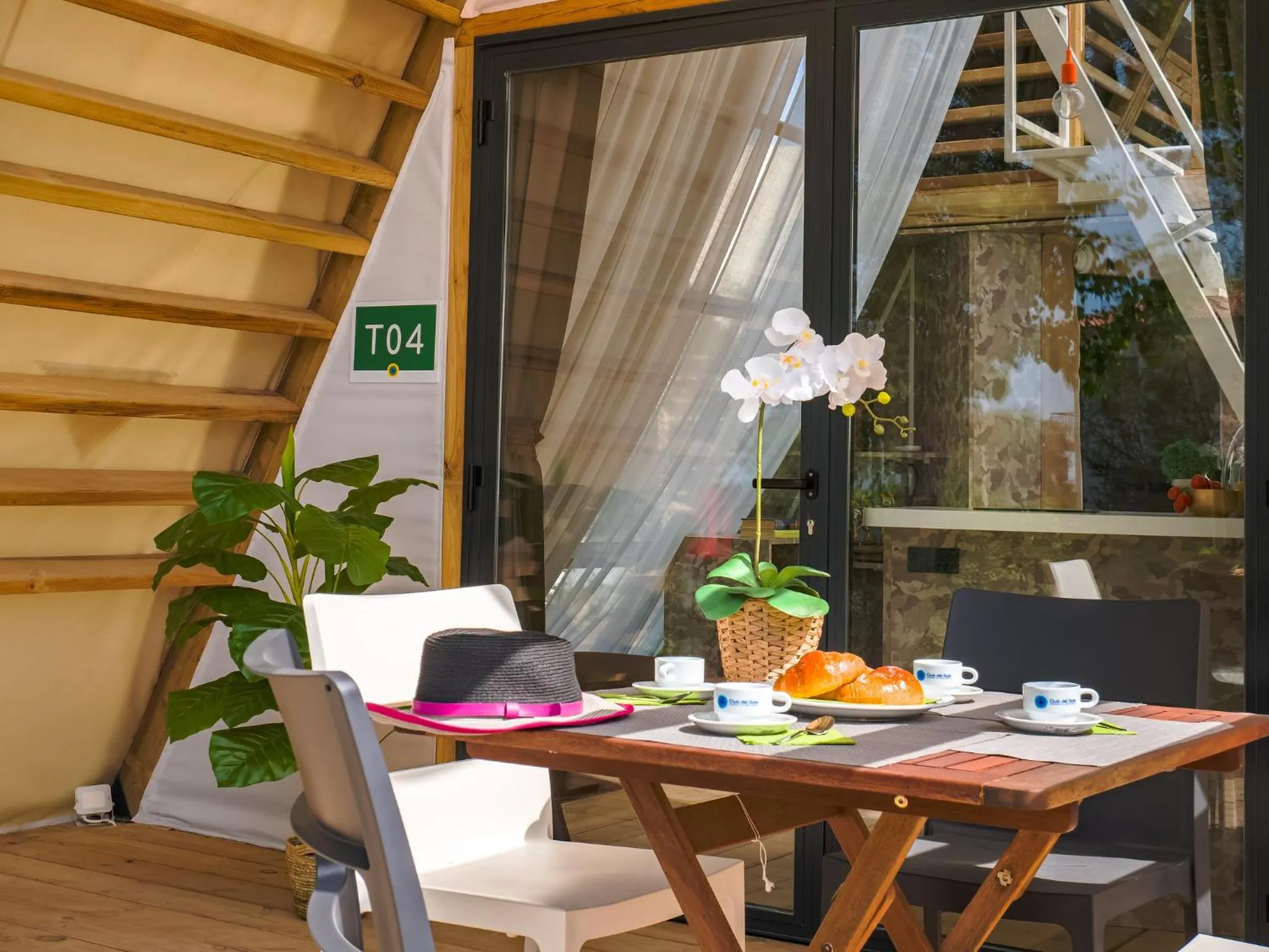 Balcony/Terrace in Club del Sole Rimini Family Resort