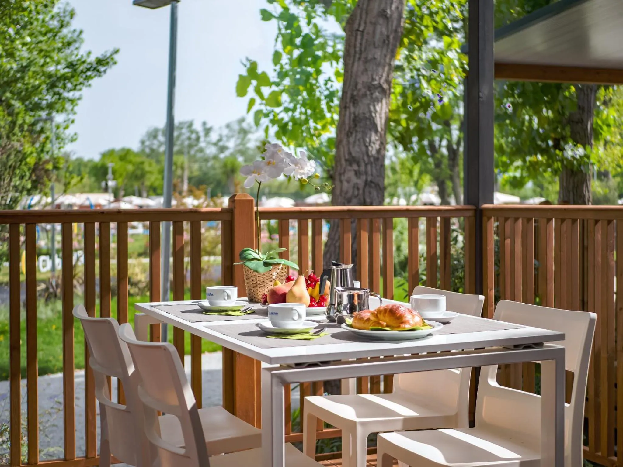Balcony/Terrace in Club del Sole Rimini Family Resort
