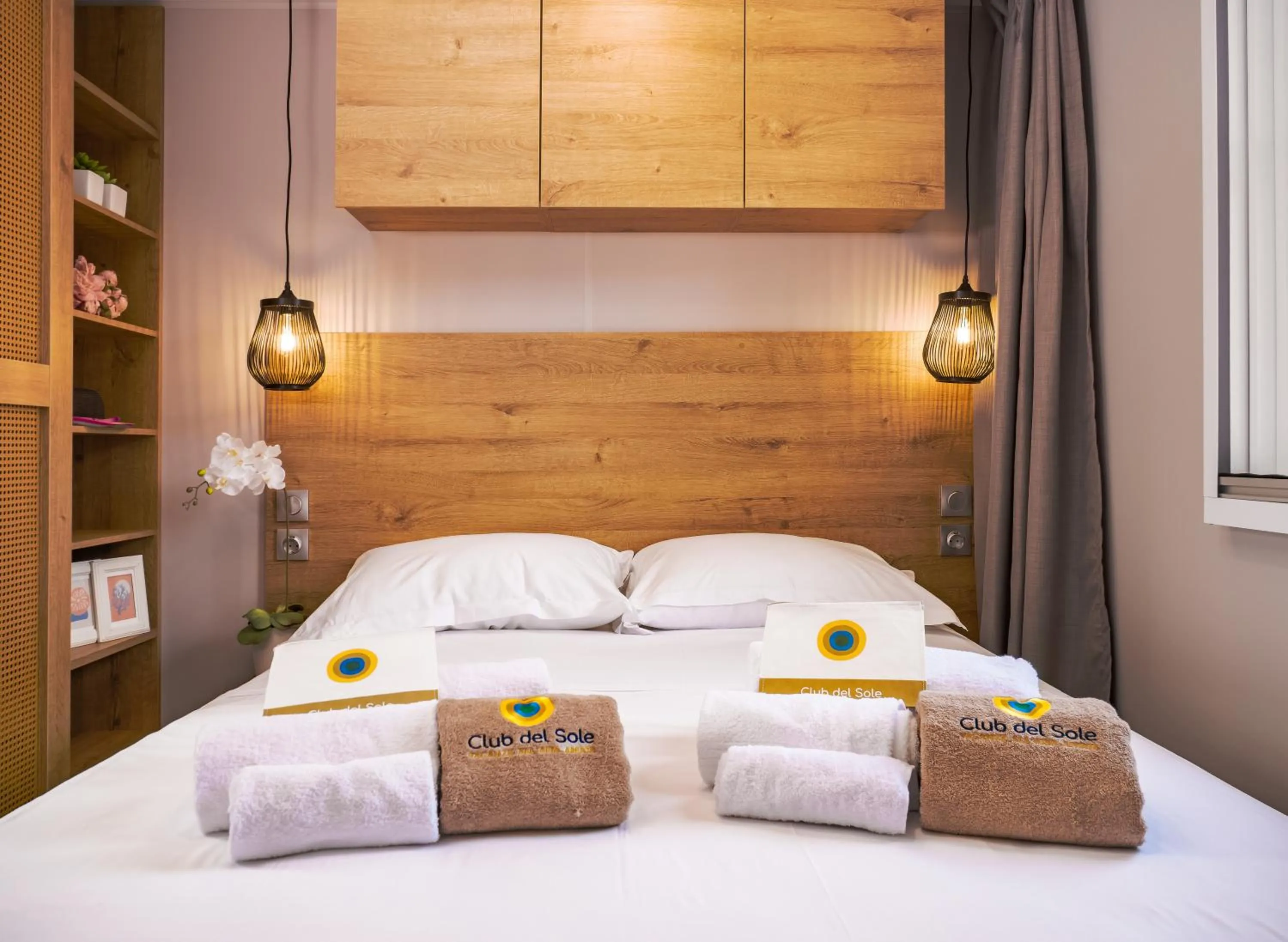 Bedroom, Bed in Club del Sole Rimini Family Resort