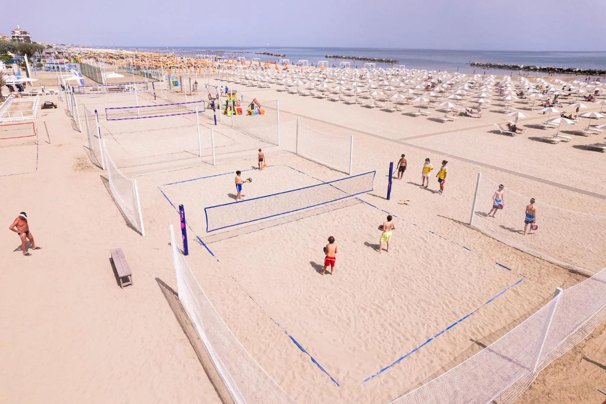 Beach in Club del Sole Rimini Family Resort