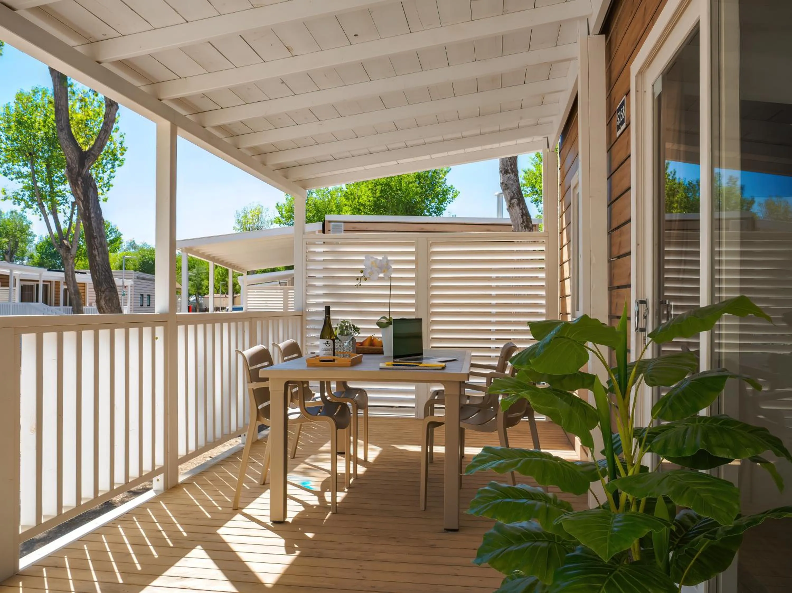 Balcony/Terrace in Club del Sole Rimini Family Resort