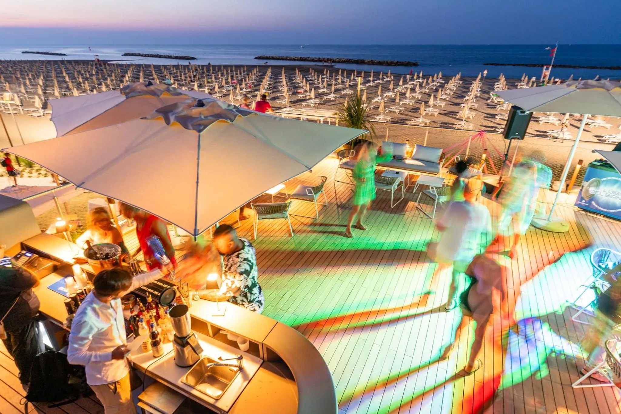 Beach in Club del Sole Rimini Family Resort