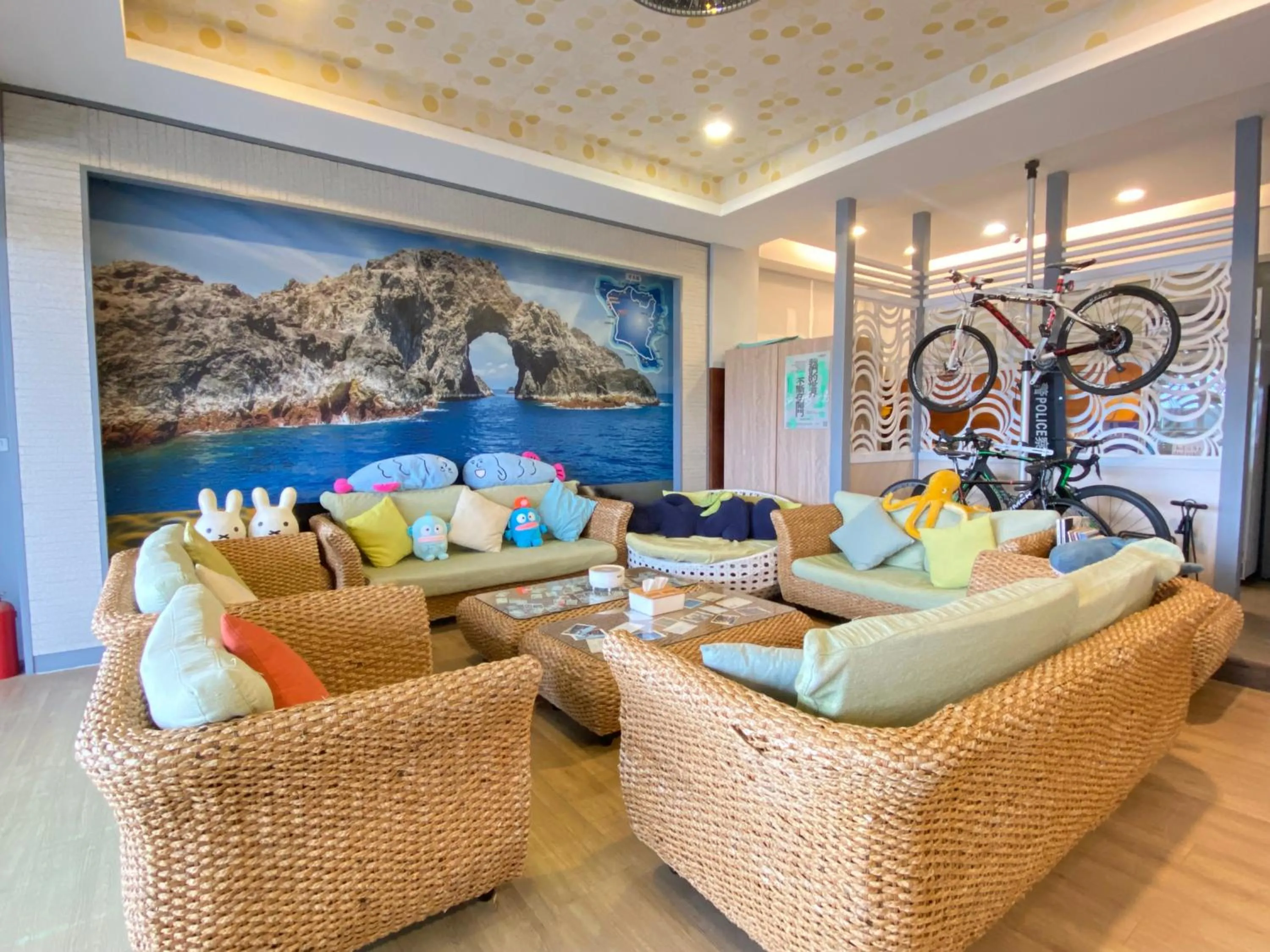 Communal lounge/ TV room in 綠島海灣會館Bay Resort