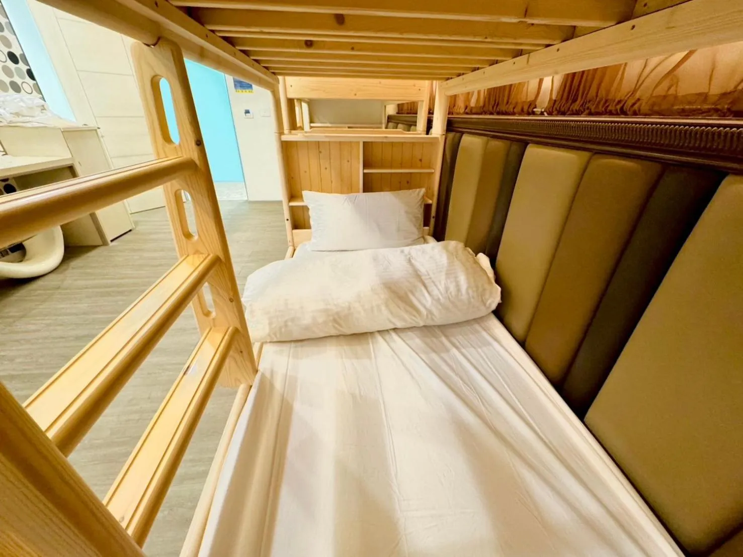 Bed in 綠島海灣會館Bay Resort