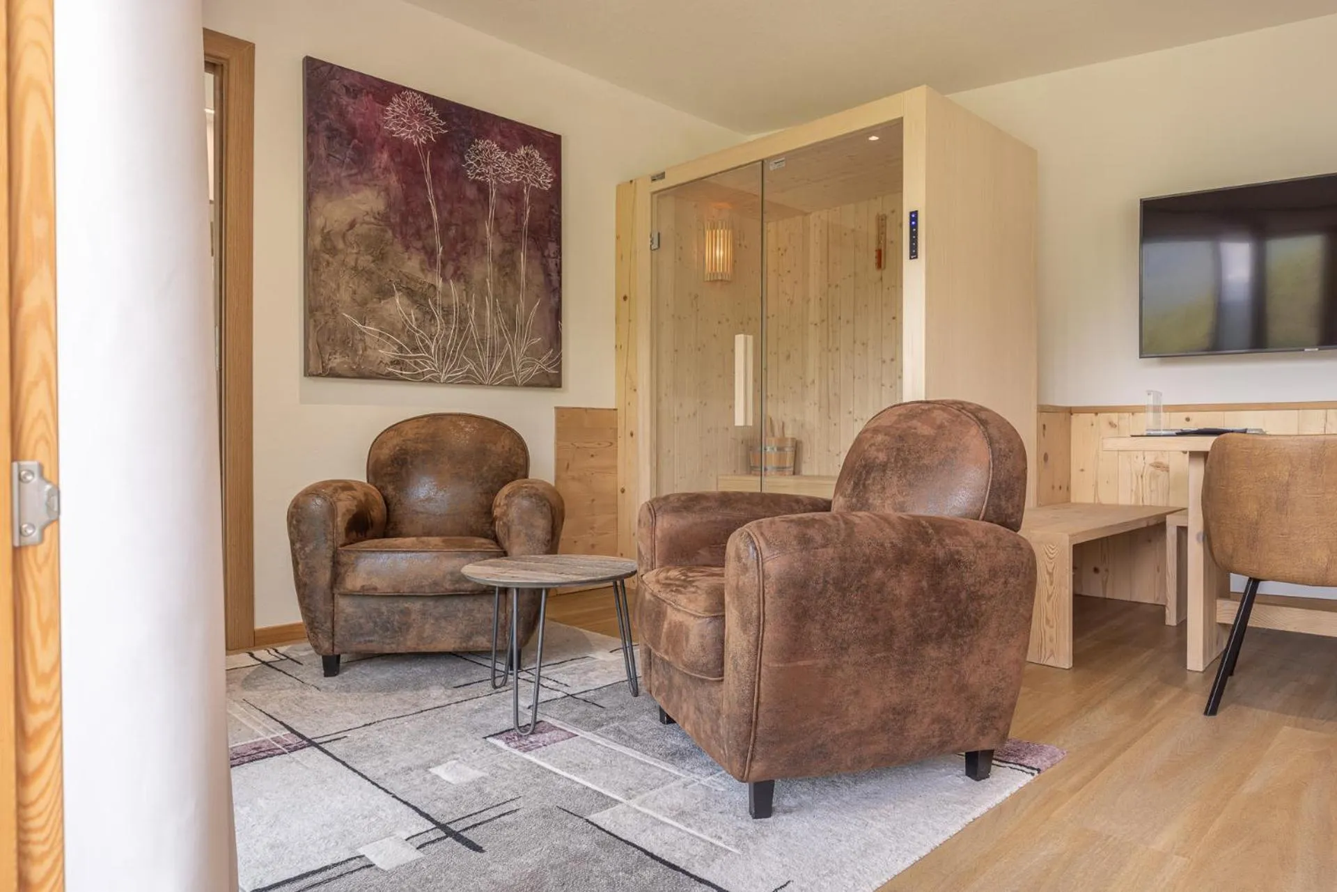 Sauna in Giallo Dolomiti Wellness