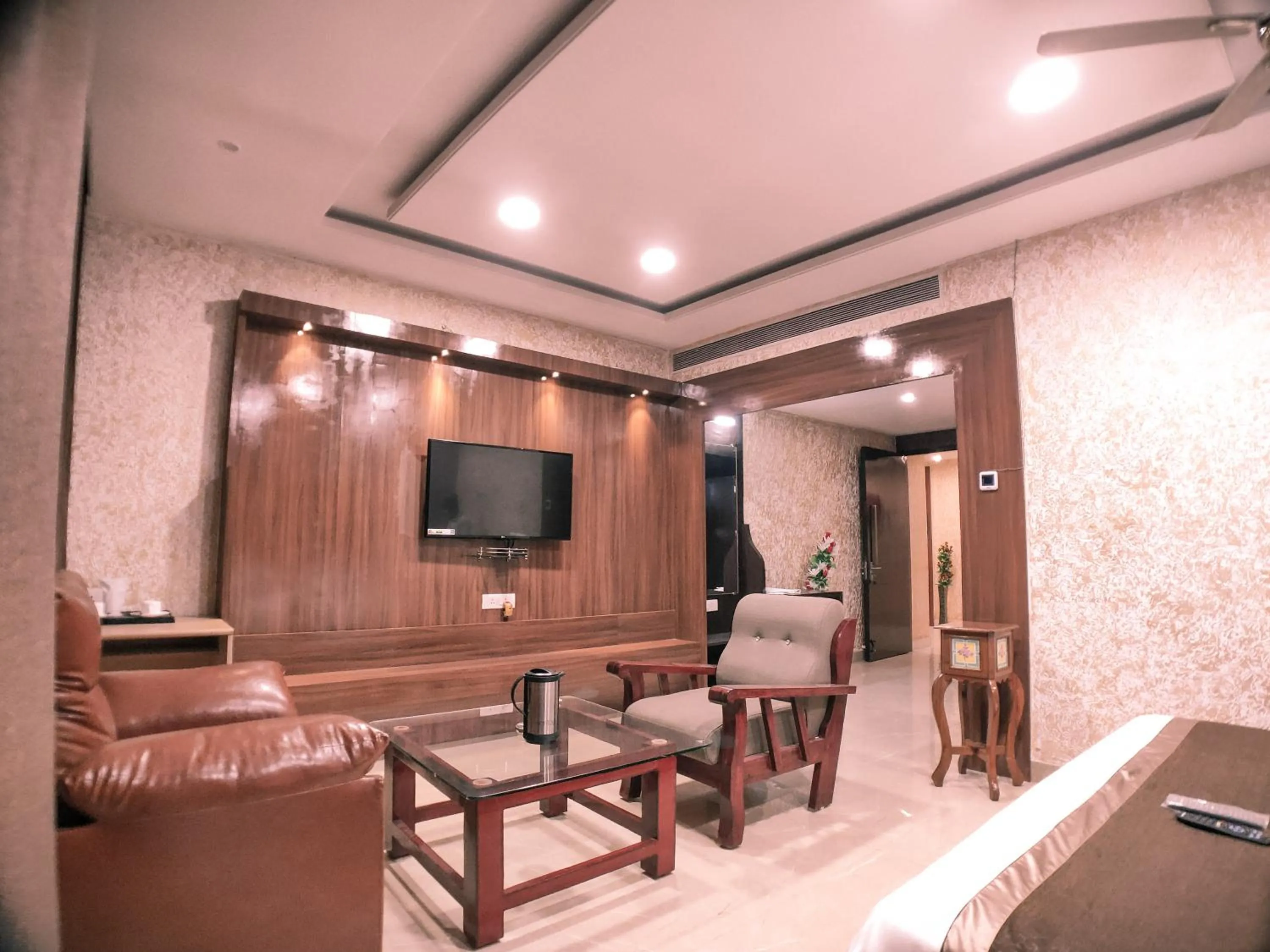 Seating area in Hotel Vishnu Empire