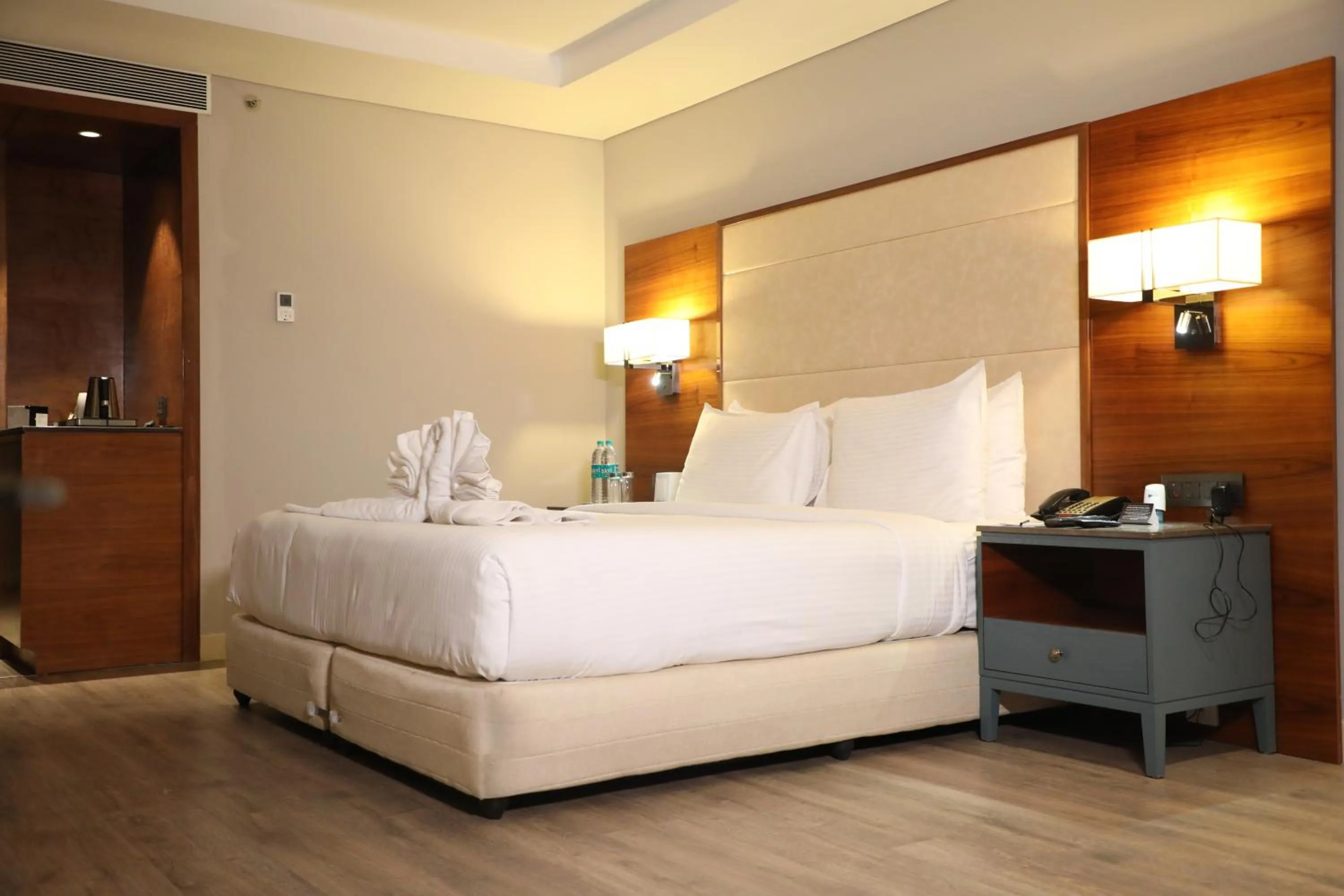 Bed in The Elite Narasapura, a member of Radisson Individuals