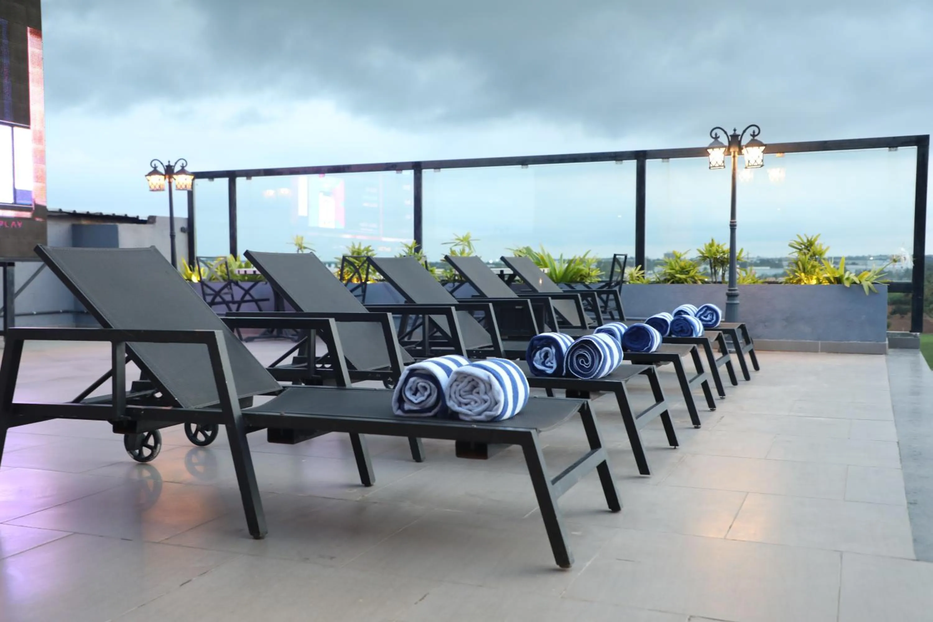 Swimming pool in The Elite Narasapura, a member of Radisson Individuals