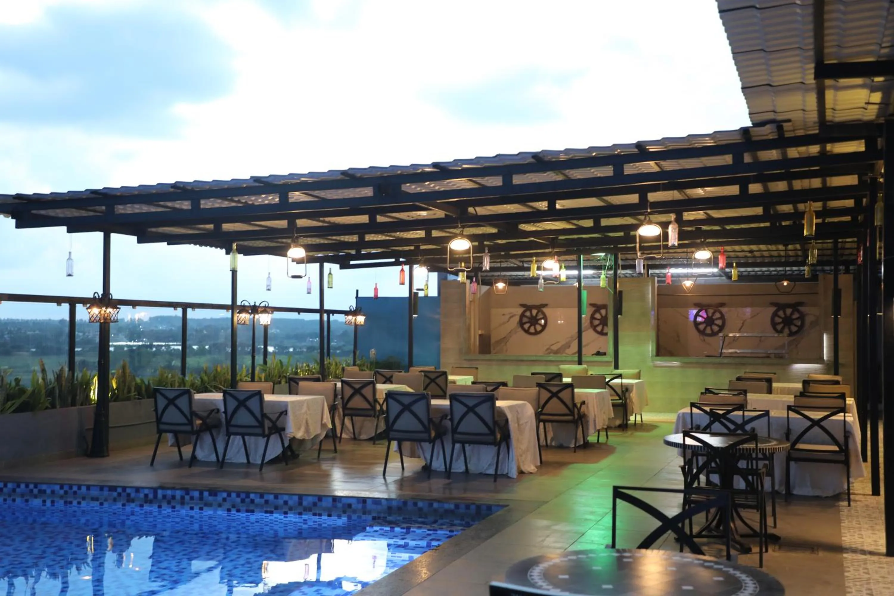 Dining area in The Elite Narasapura, a member of Radisson Individuals