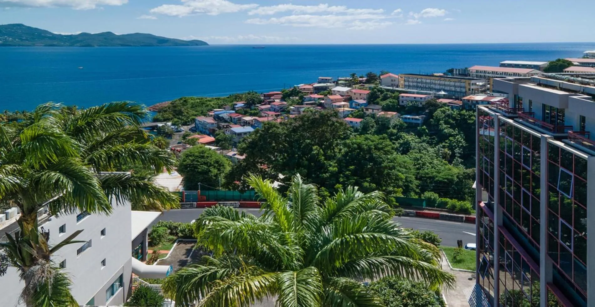 City view in Karibea Squash Hôtel