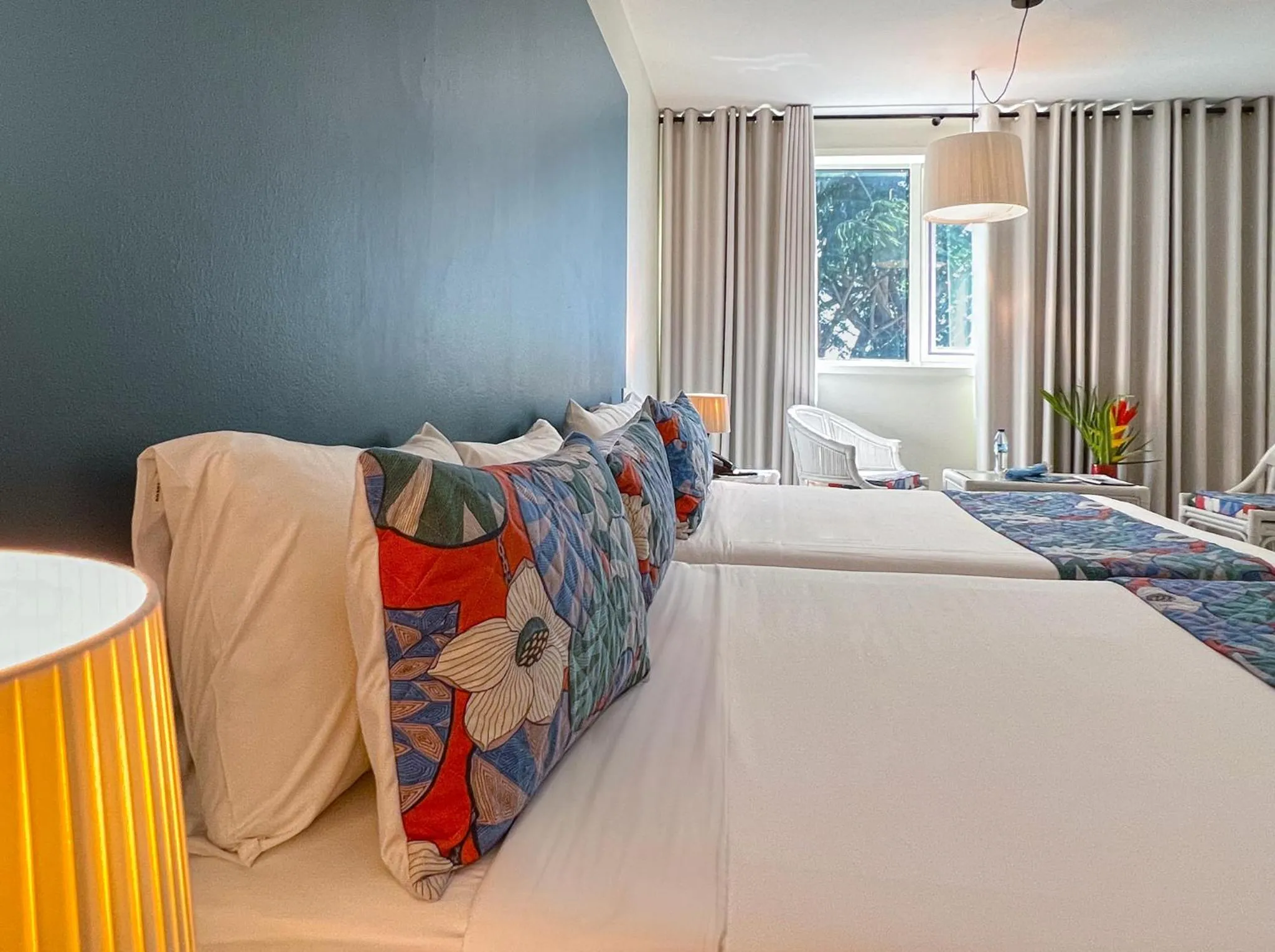 Bed in Karibea Squash Hôtel