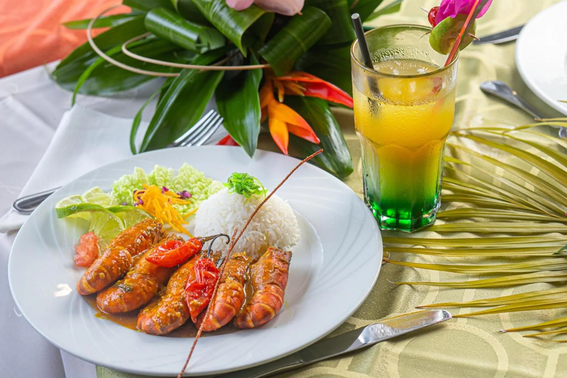 Food close-up in Karibea Sainte Luce Hotel