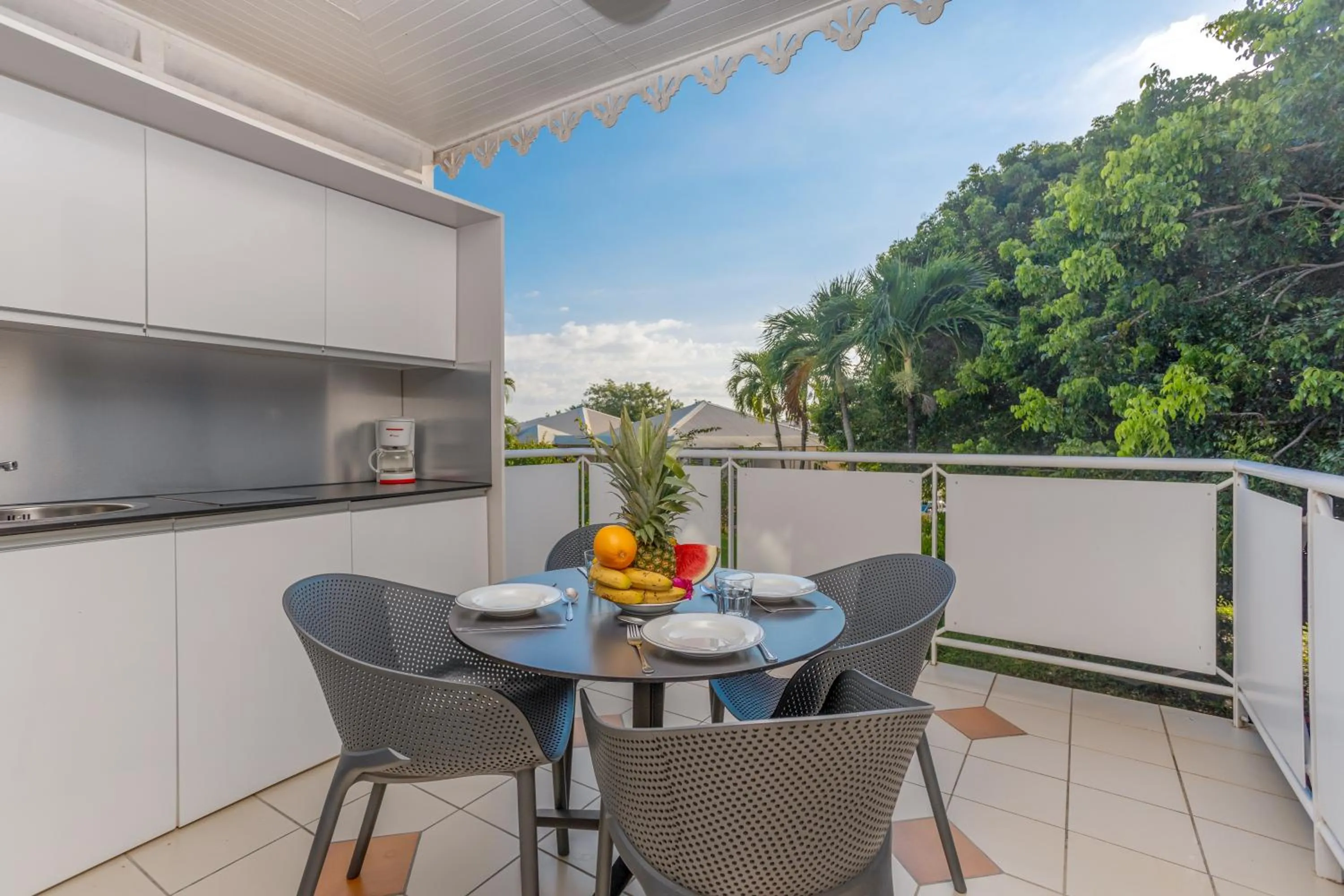 Patio in Karibea Sainte Luce Hotel