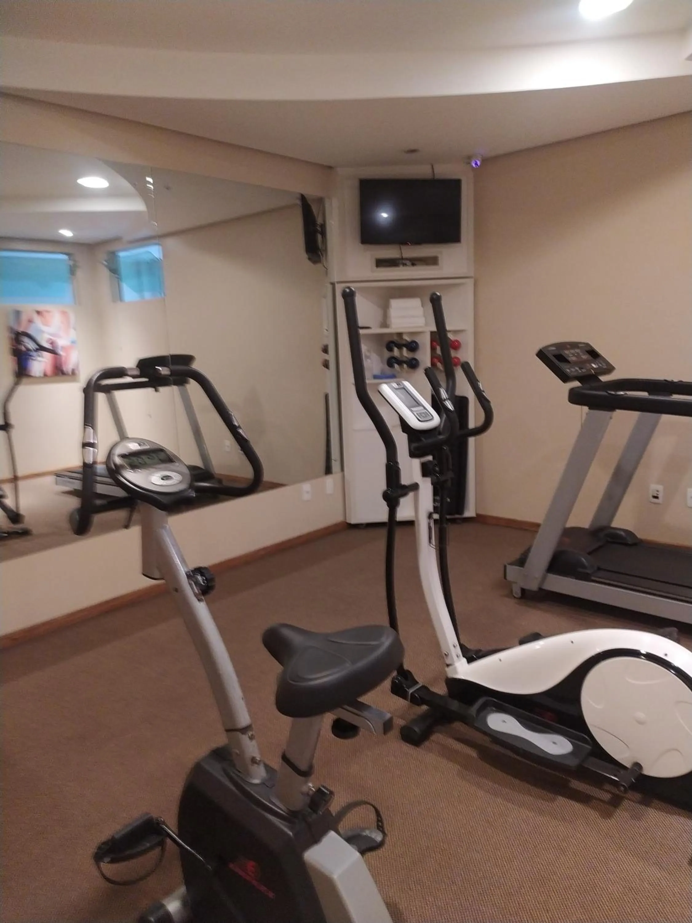 Fitness centre/facilities in Hotel Aliança Express