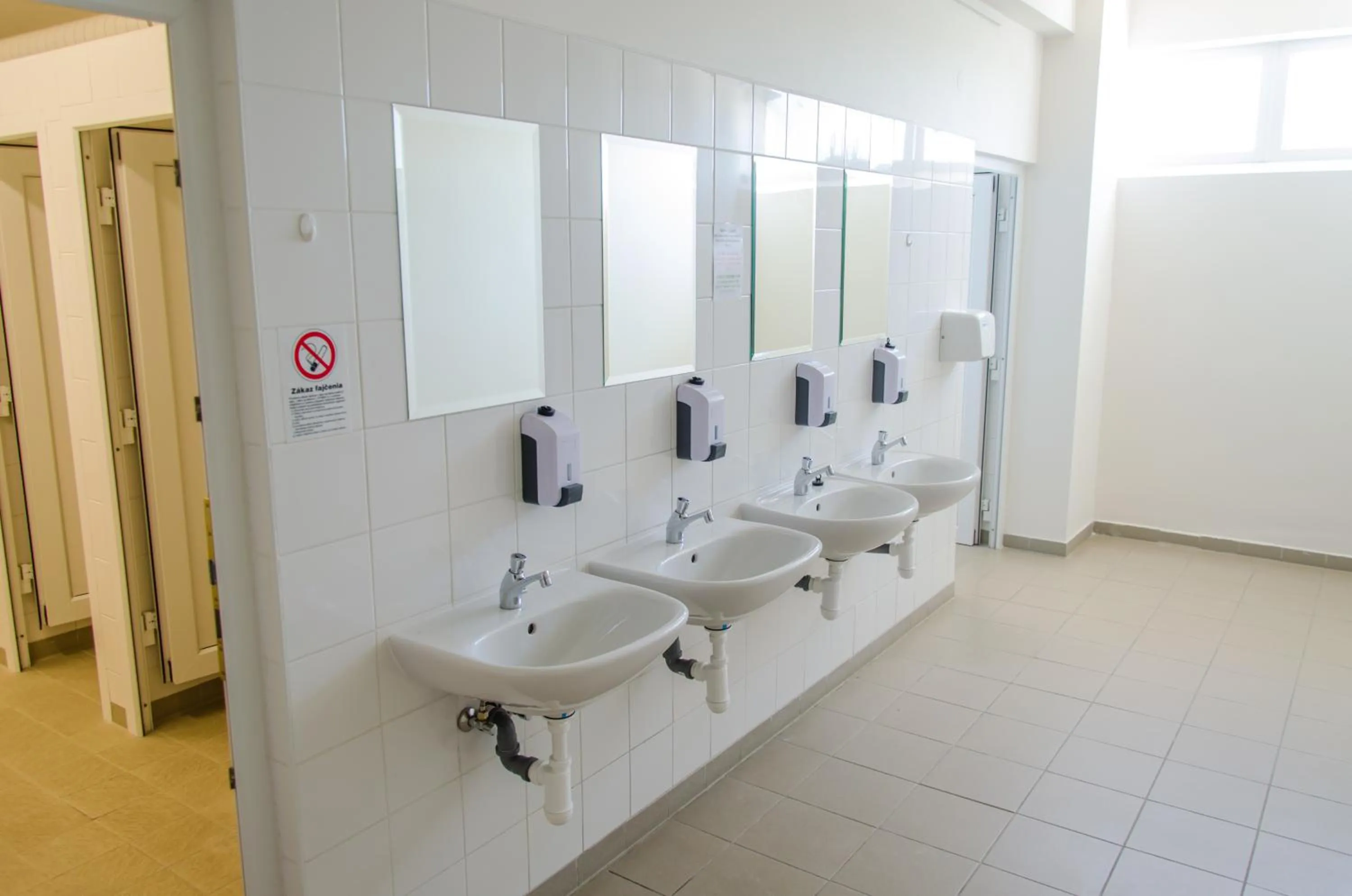 Shower in Ubytovňa Milex