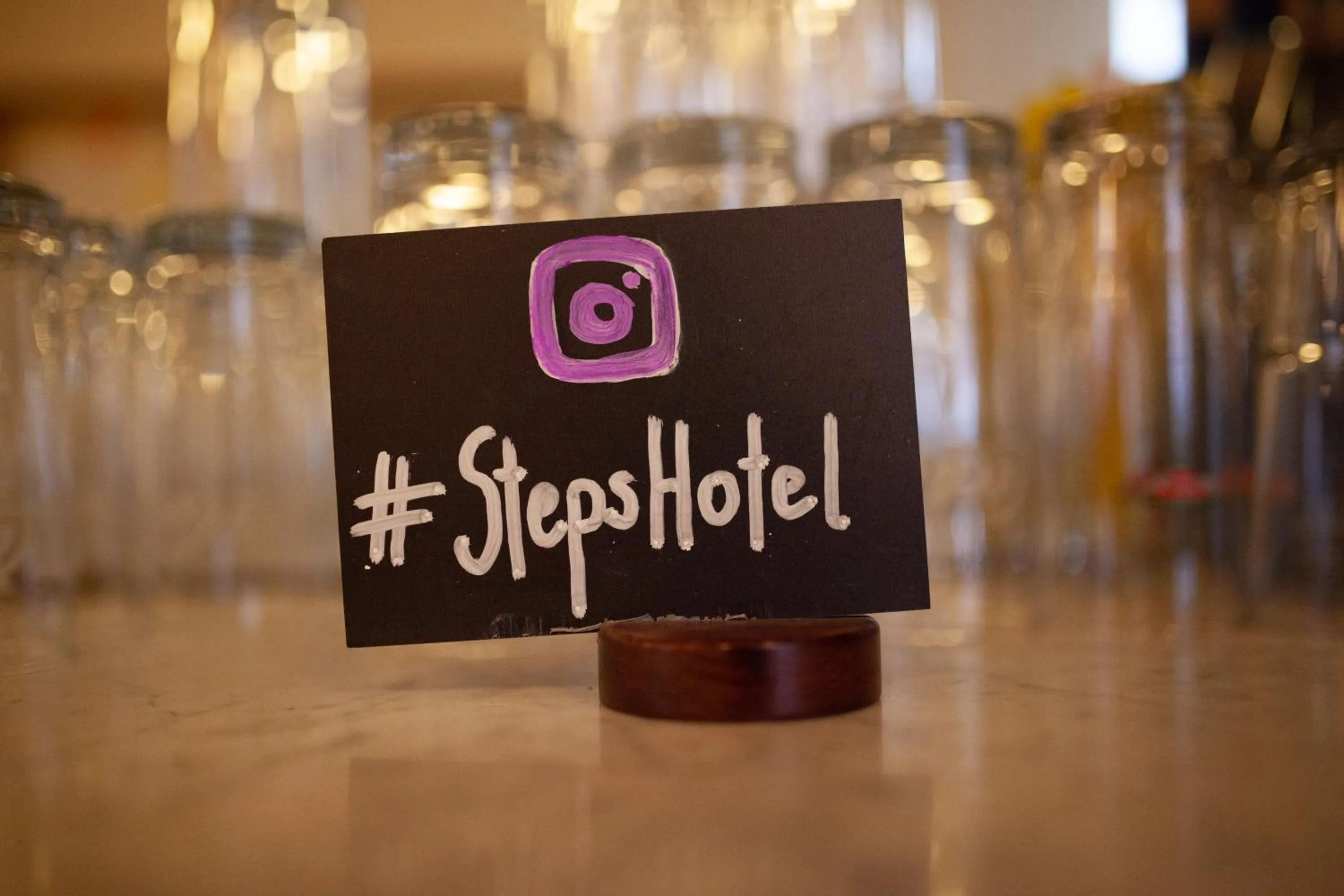 Decorative detail in Steps-Hotel