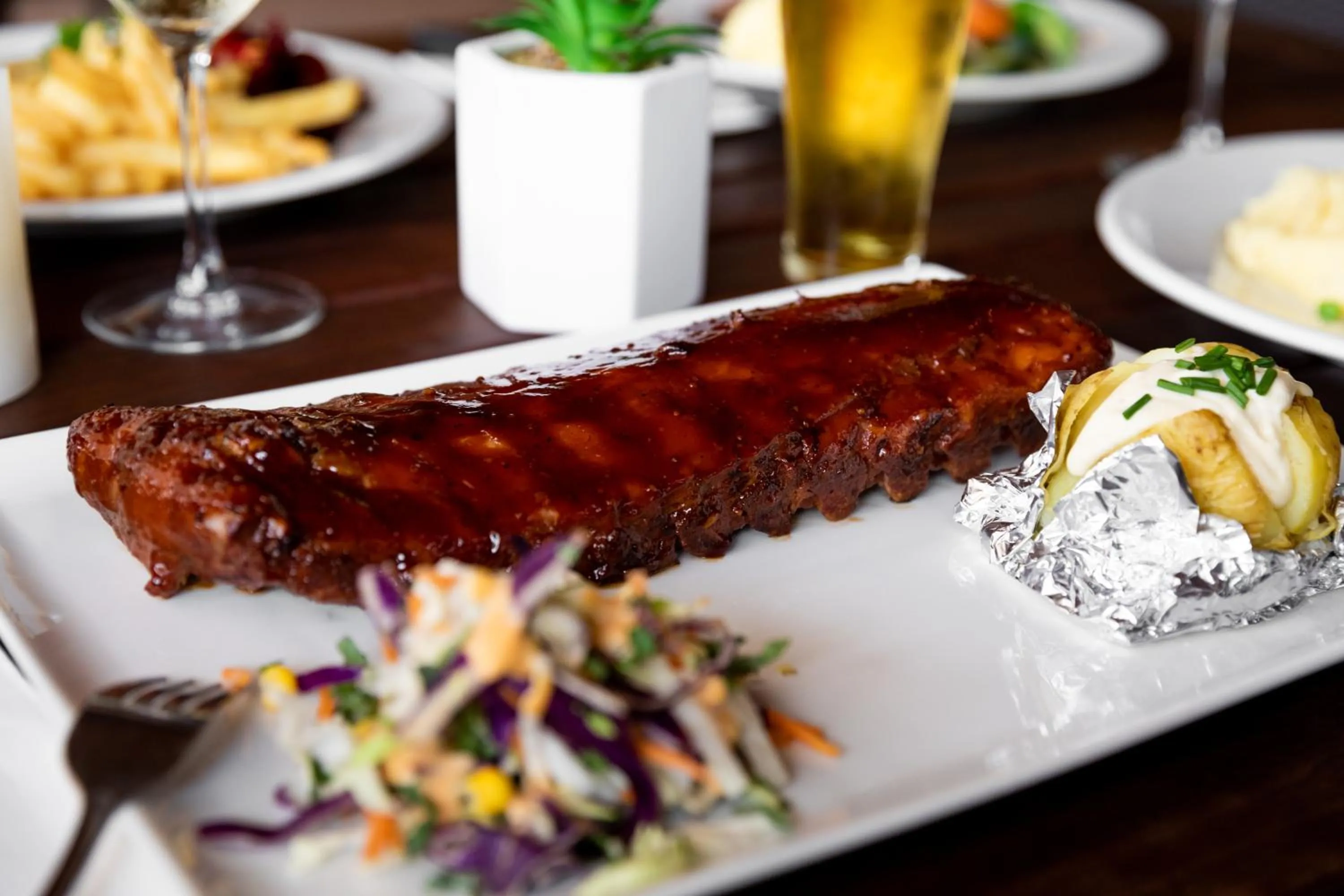 Food close-up in Abacus Motel