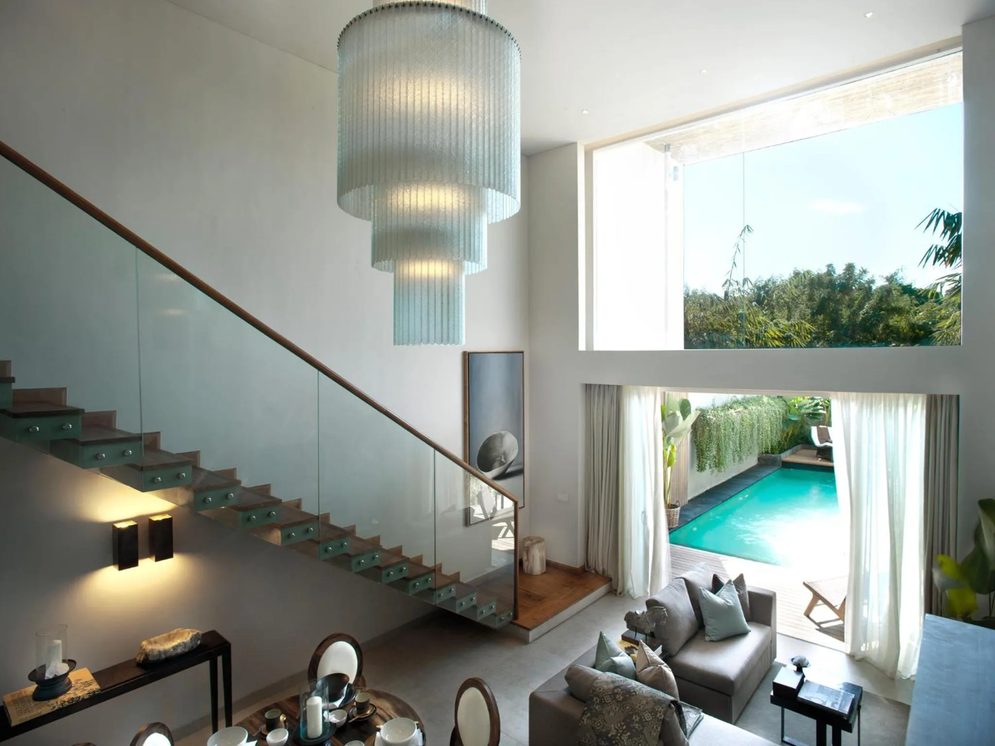 Living room in hu'u Villas