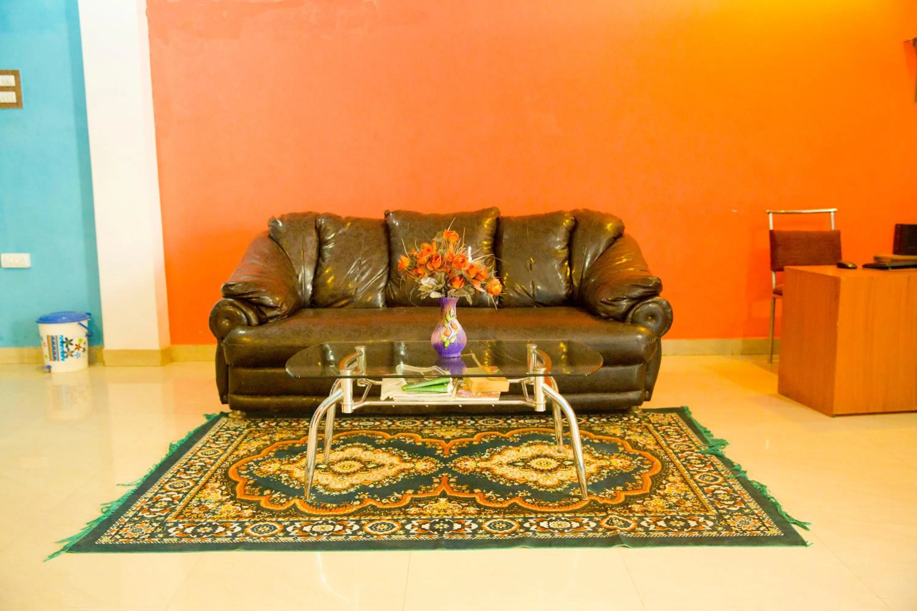 Lobby or reception in Hotel Ganesha