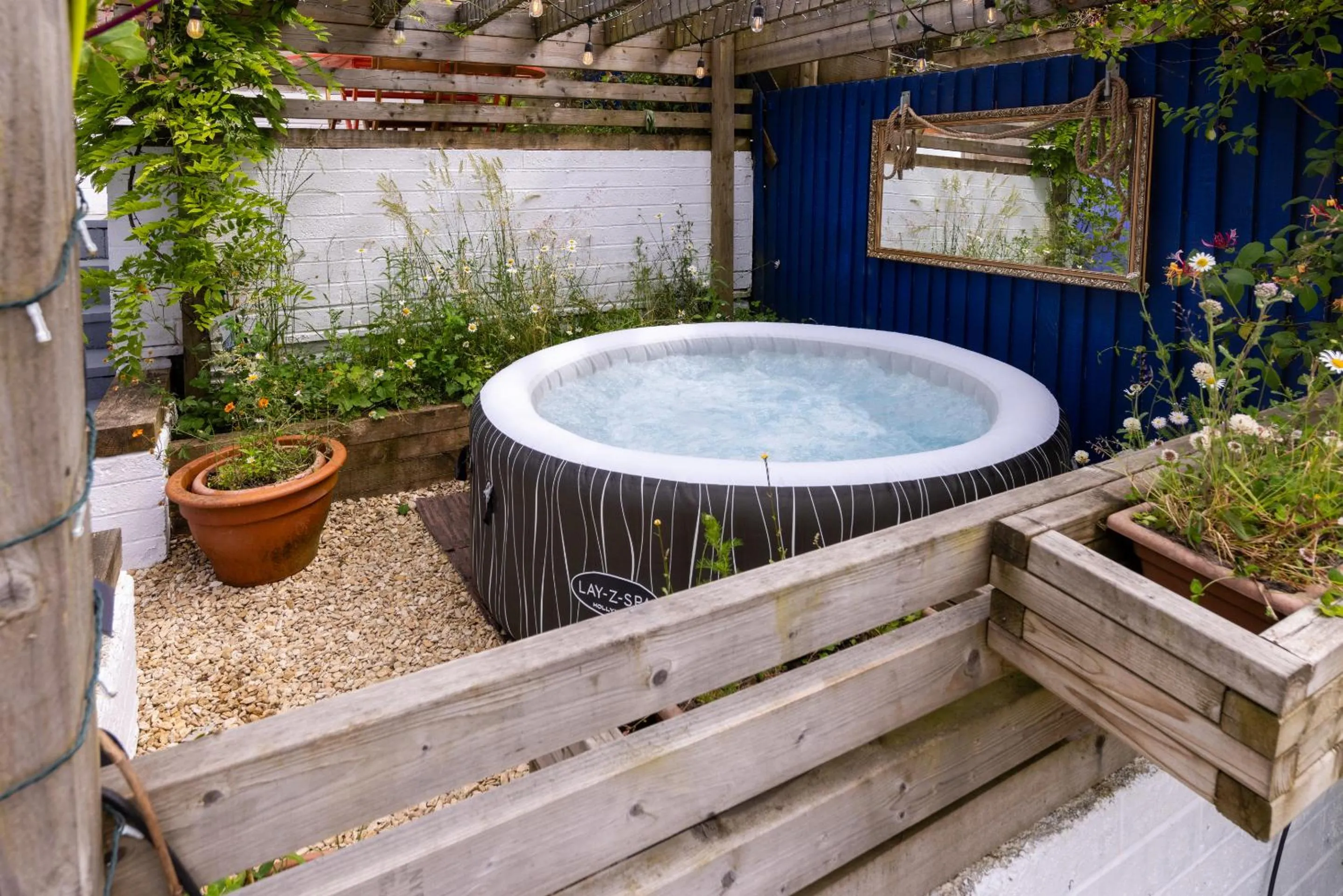 Hot Tub in 43 BBEscapes