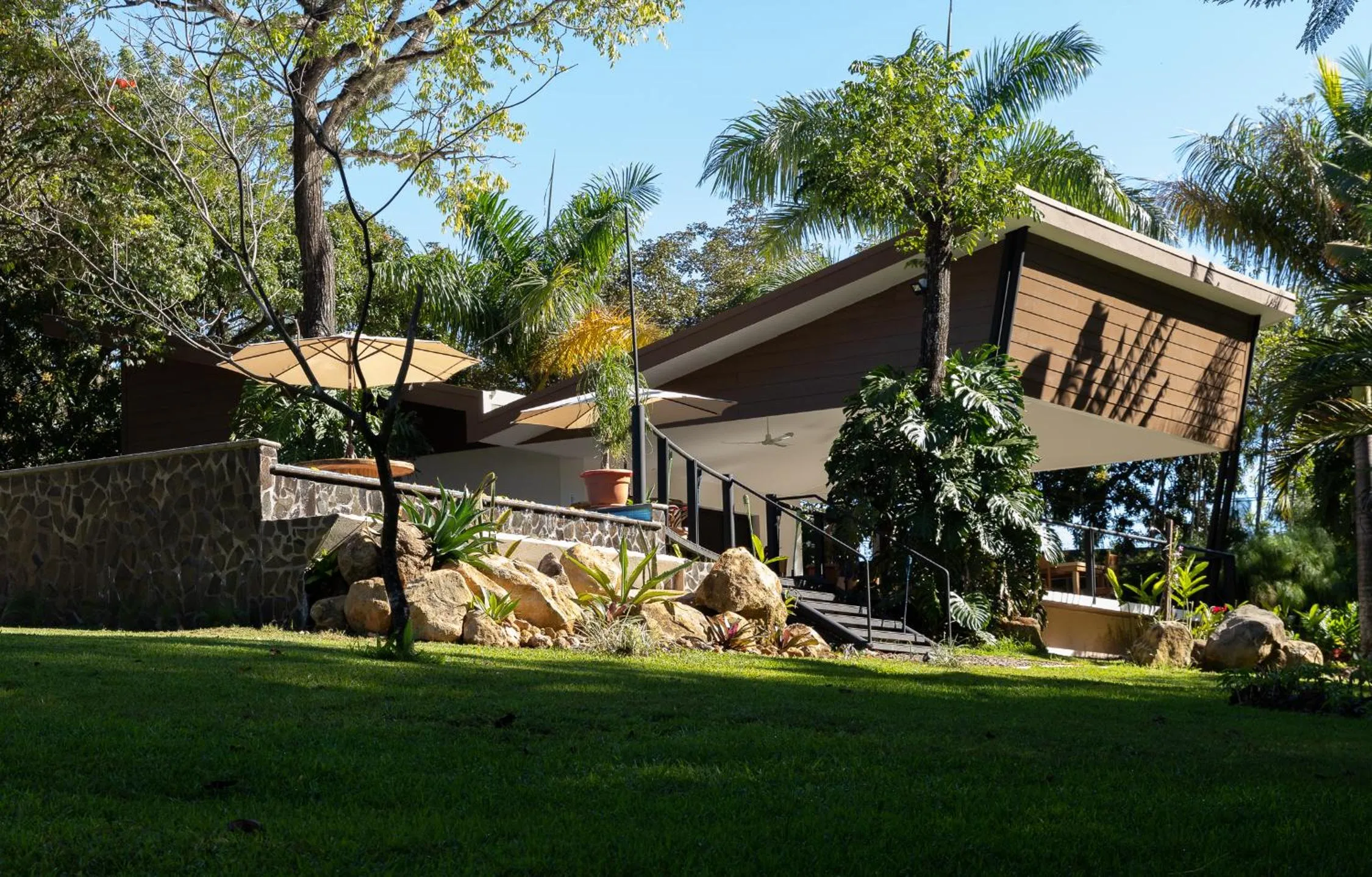Garden view in Guácima Escondida Hotel Boutique