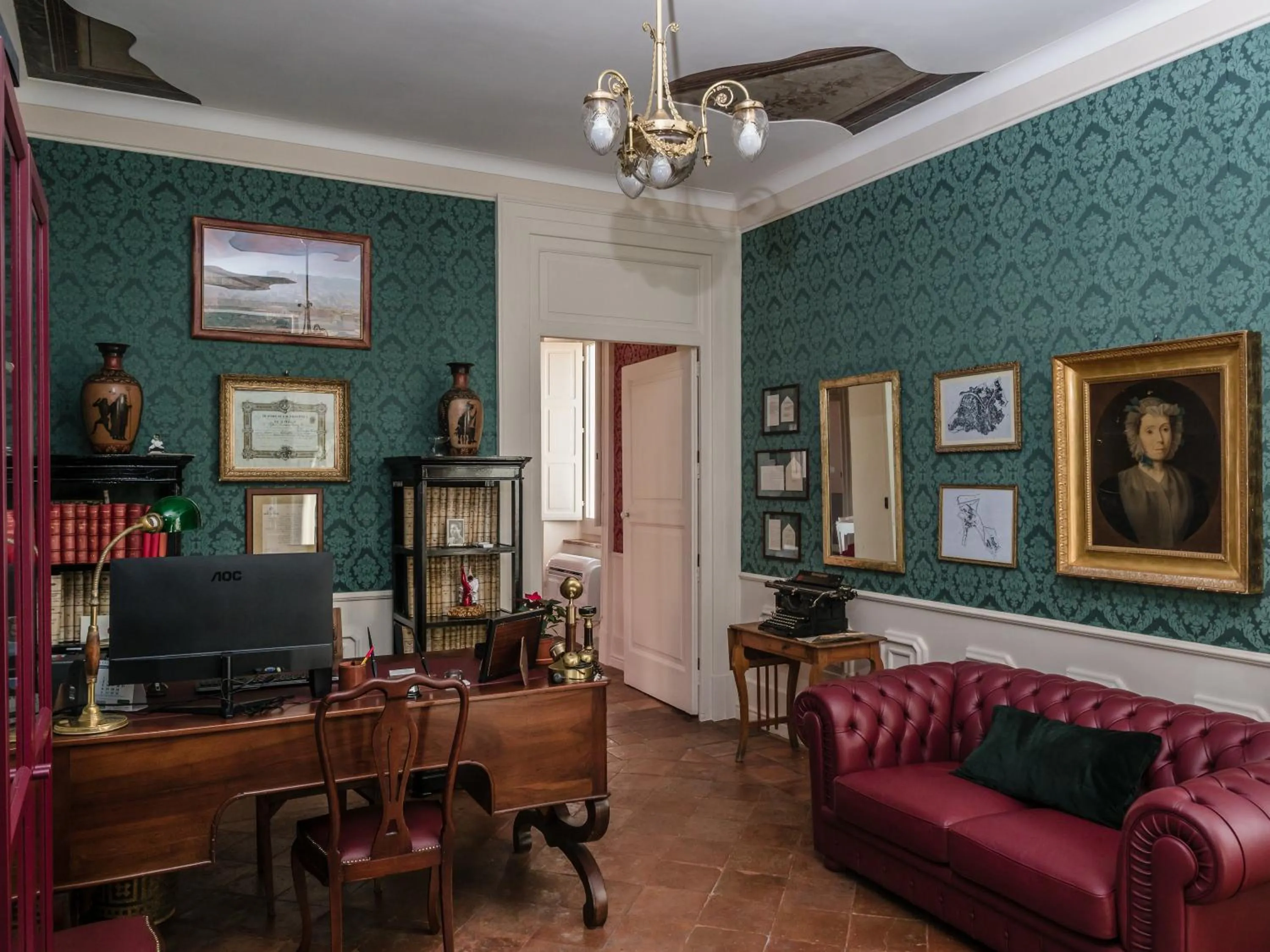 Lobby or reception in B&B Palazzo Policastri