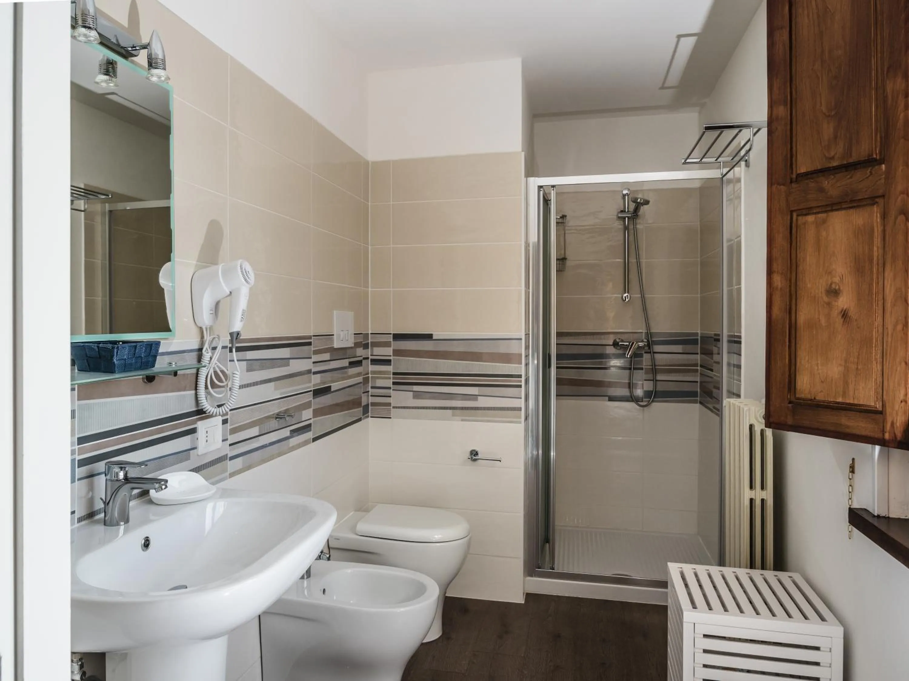 Shower in B&B Palazzo Policastri