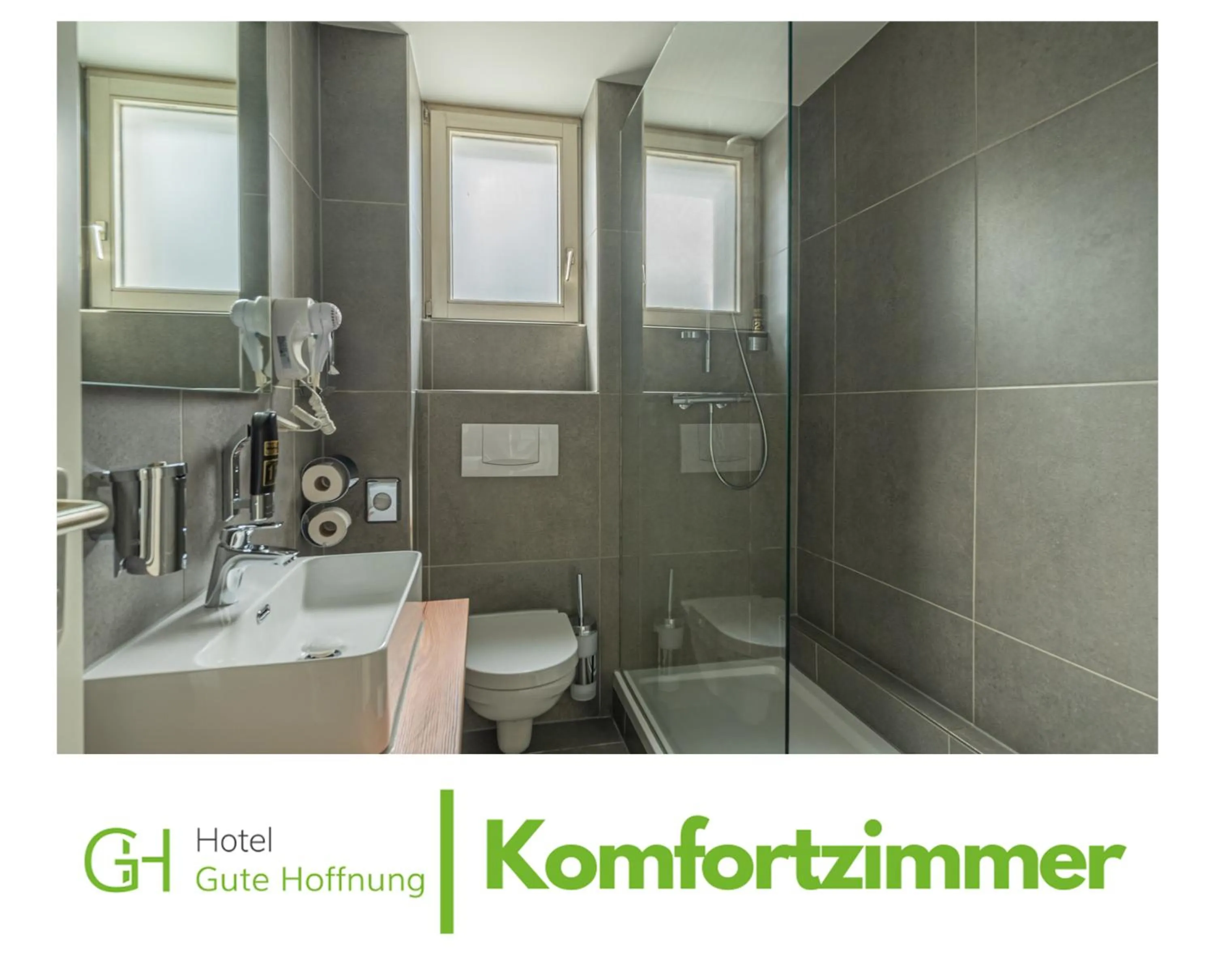 Bathroom in Hotel Gute Hoffnung Pforzheim