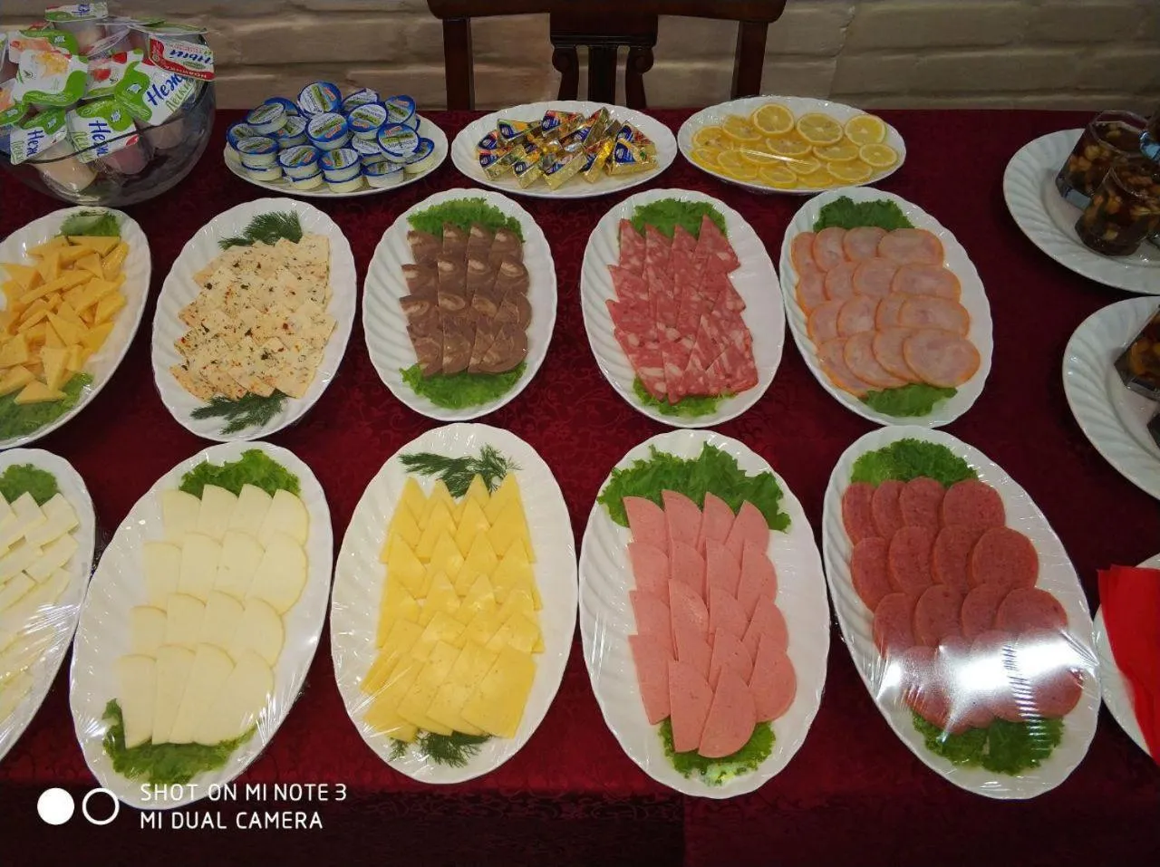 Buffet breakfast in Hotel BEK