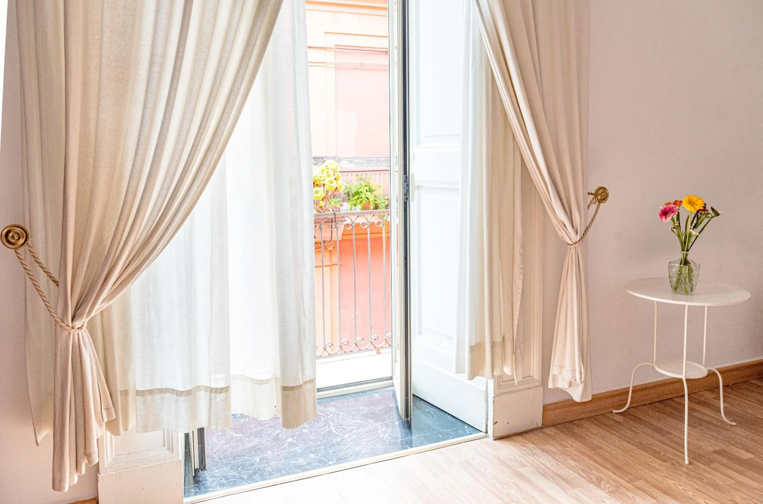 Balcony/Terrace in B&B Ruffo di Bagnara Palazzo Monumentale