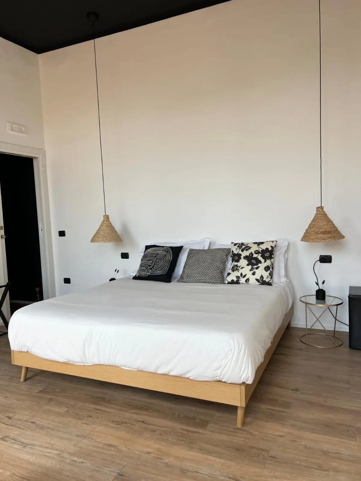 Bed in B&B Ruffo di Bagnara Palazzo Monumentale