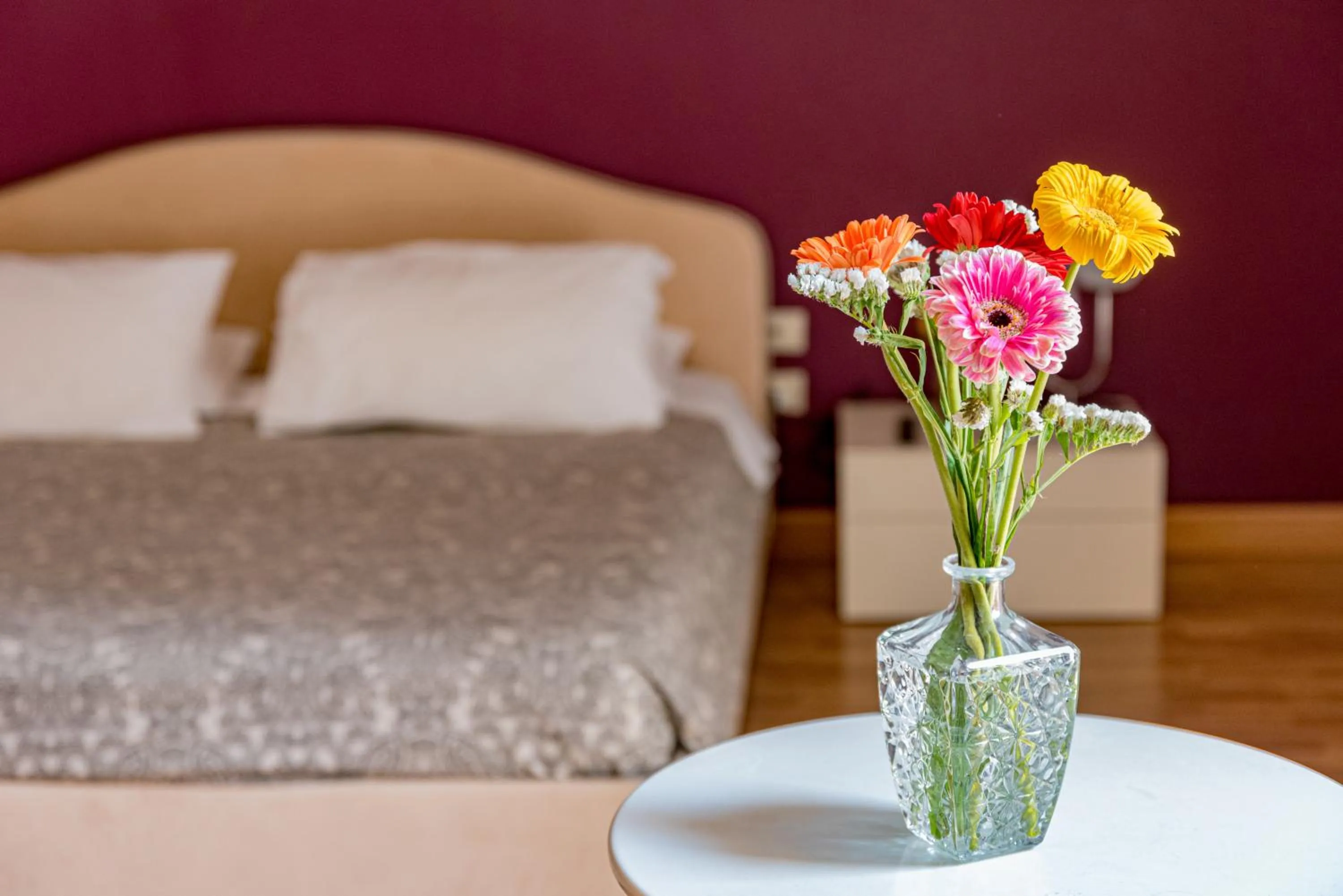 Bed in B&B Ruffo di Bagnara Palazzo Monumentale