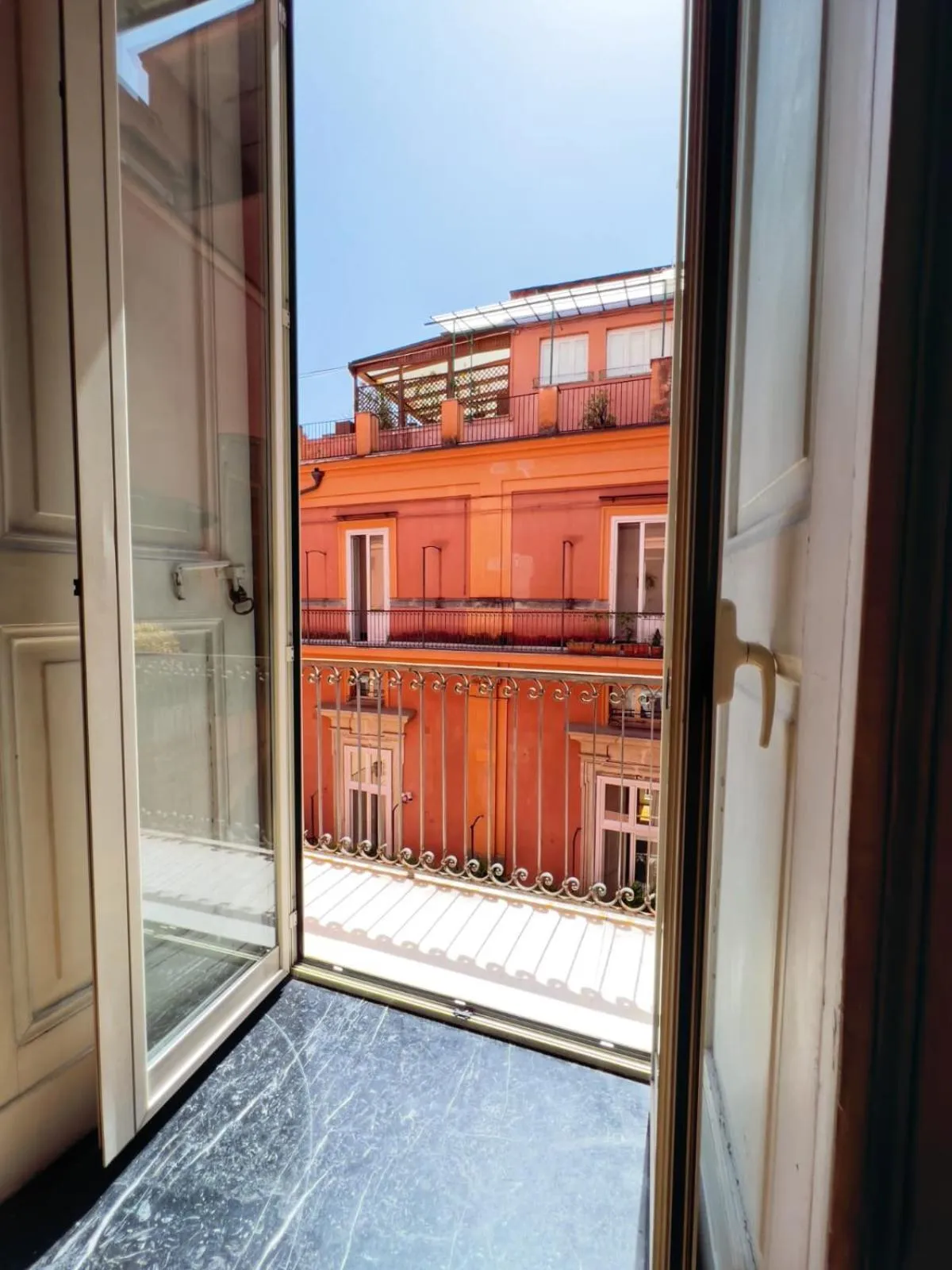 Balcony/Terrace in B&B Ruffo di Bagnara Palazzo Monumentale