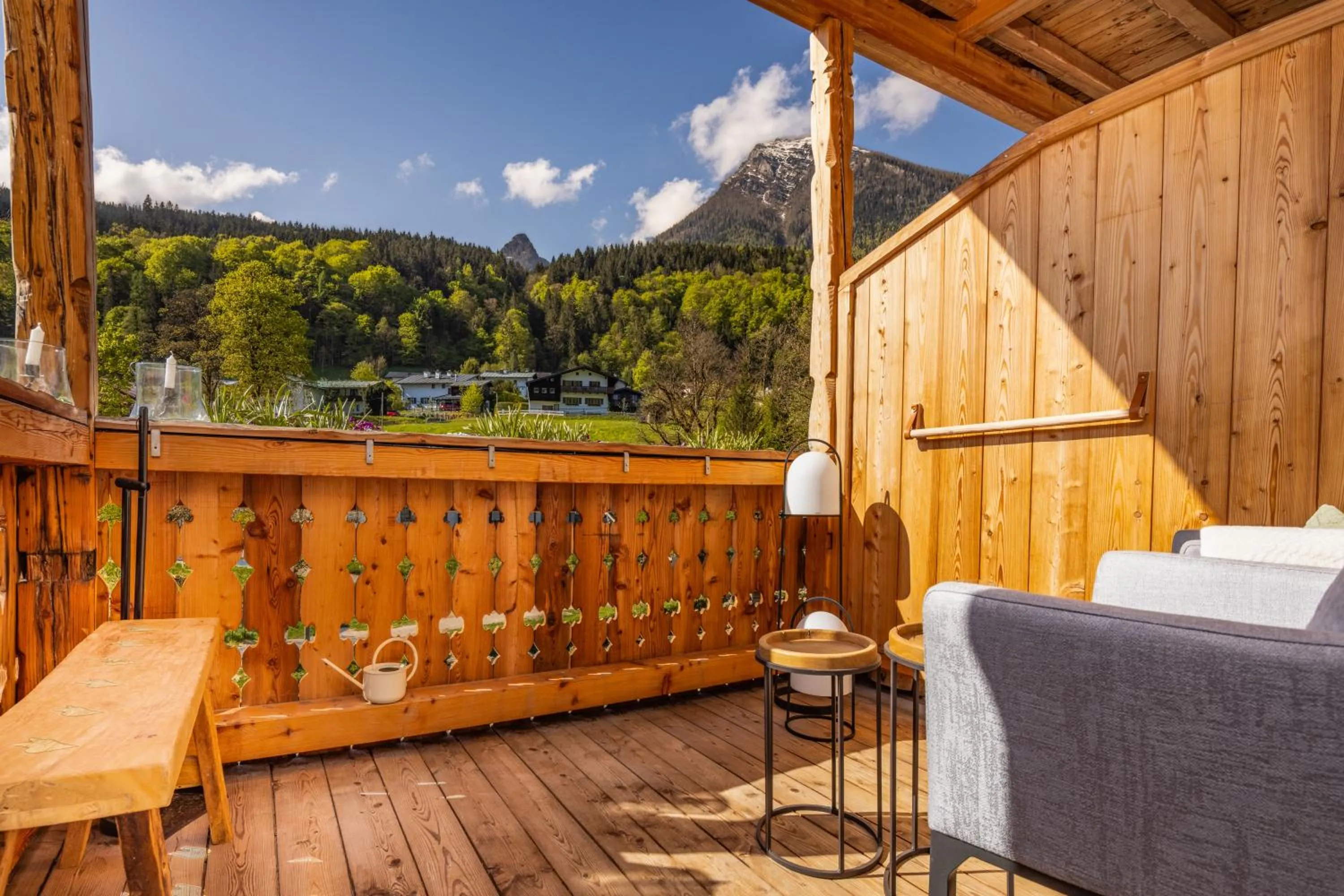 Balcony/Terrace in Berghotel Rehlegg
