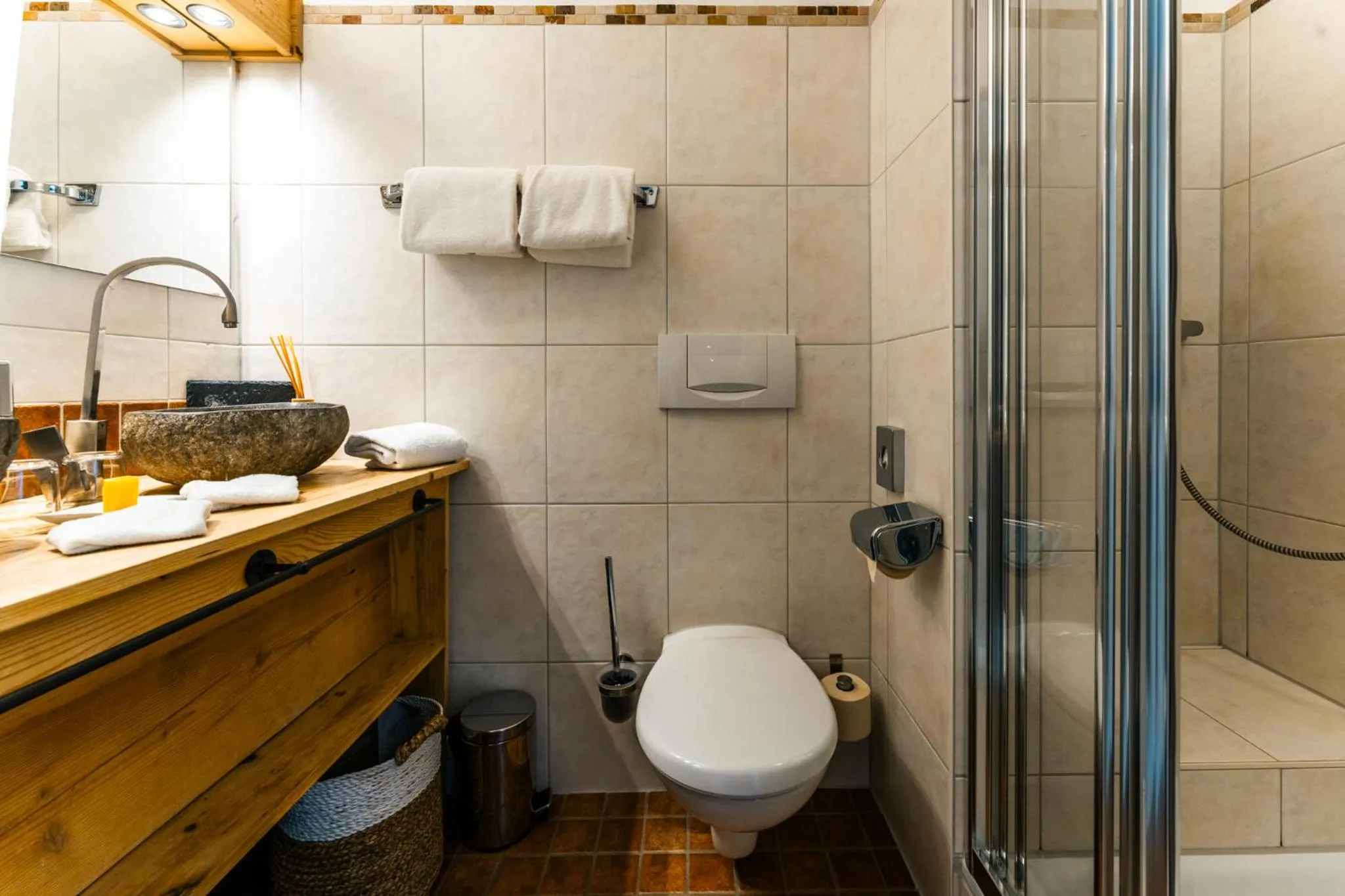 Bathroom in Berghotel Rehlegg