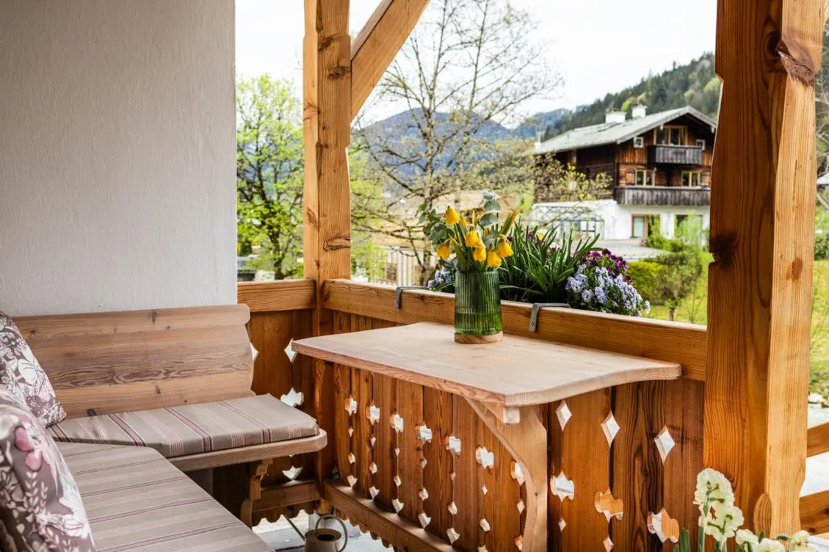 Balcony/Terrace in Berghotel Rehlegg