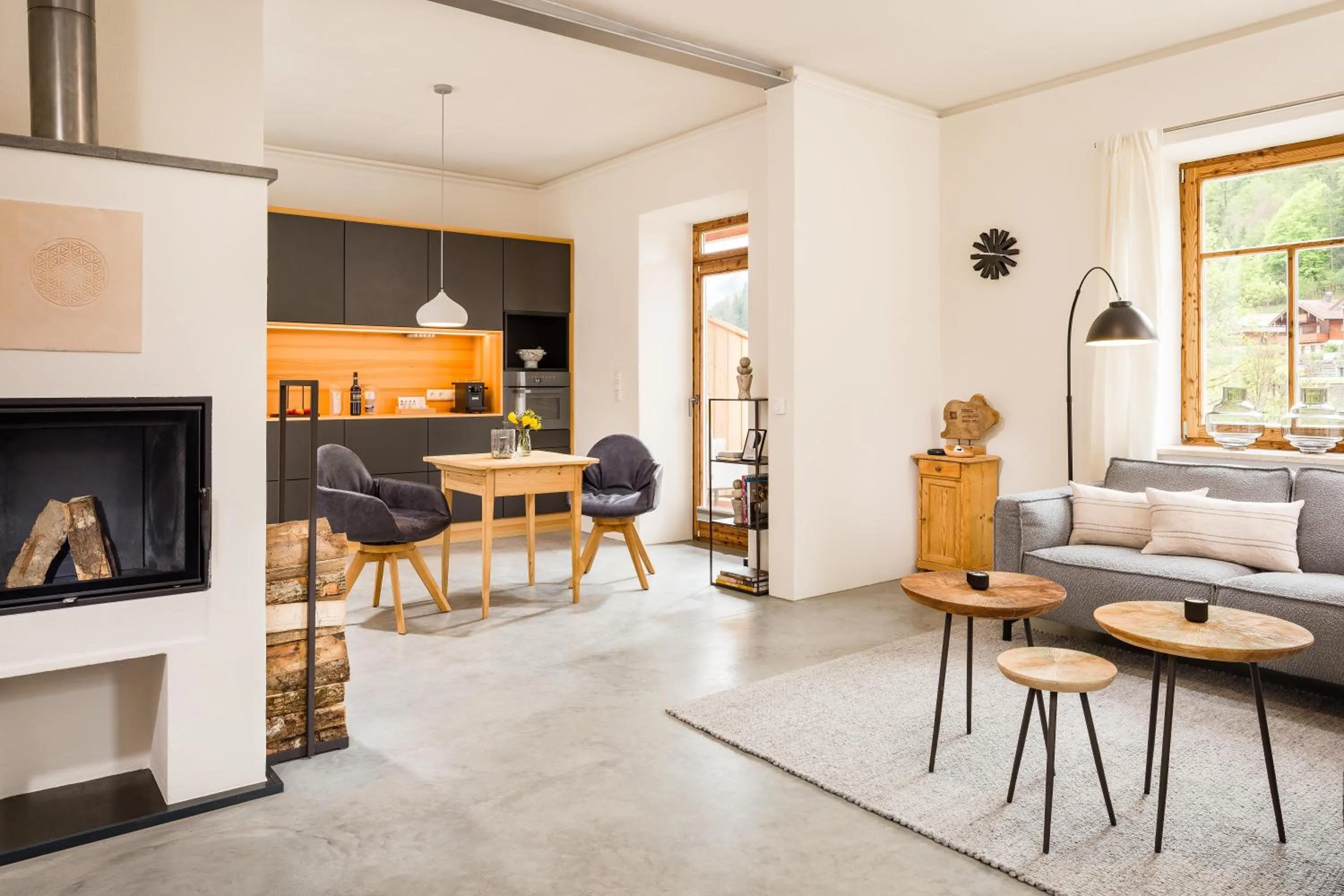 Kitchen or kitchenette in Berghotel Rehlegg