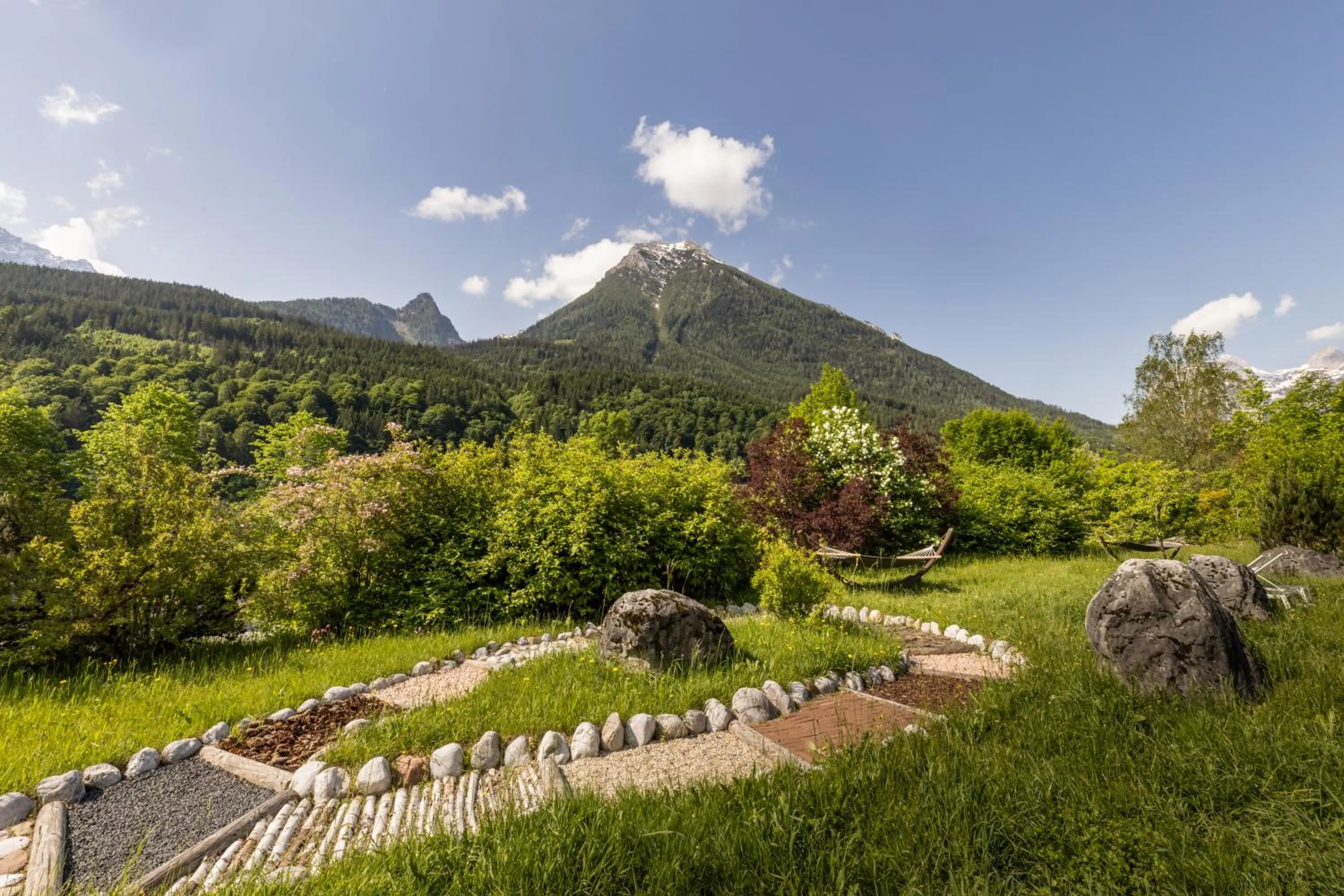 Garden in Berghotel Rehlegg