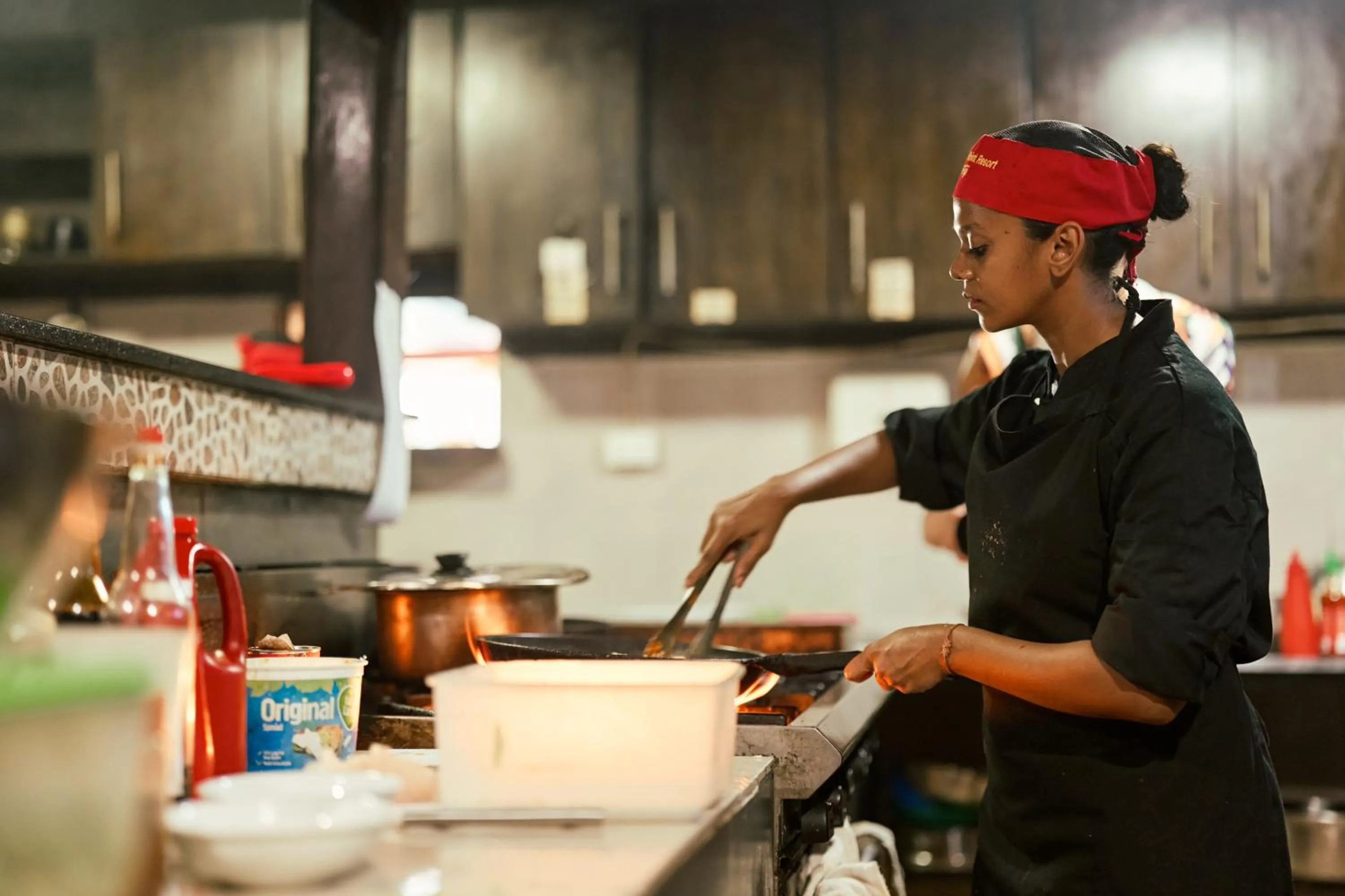 Kitchen or kitchenette in Golden Point Resort