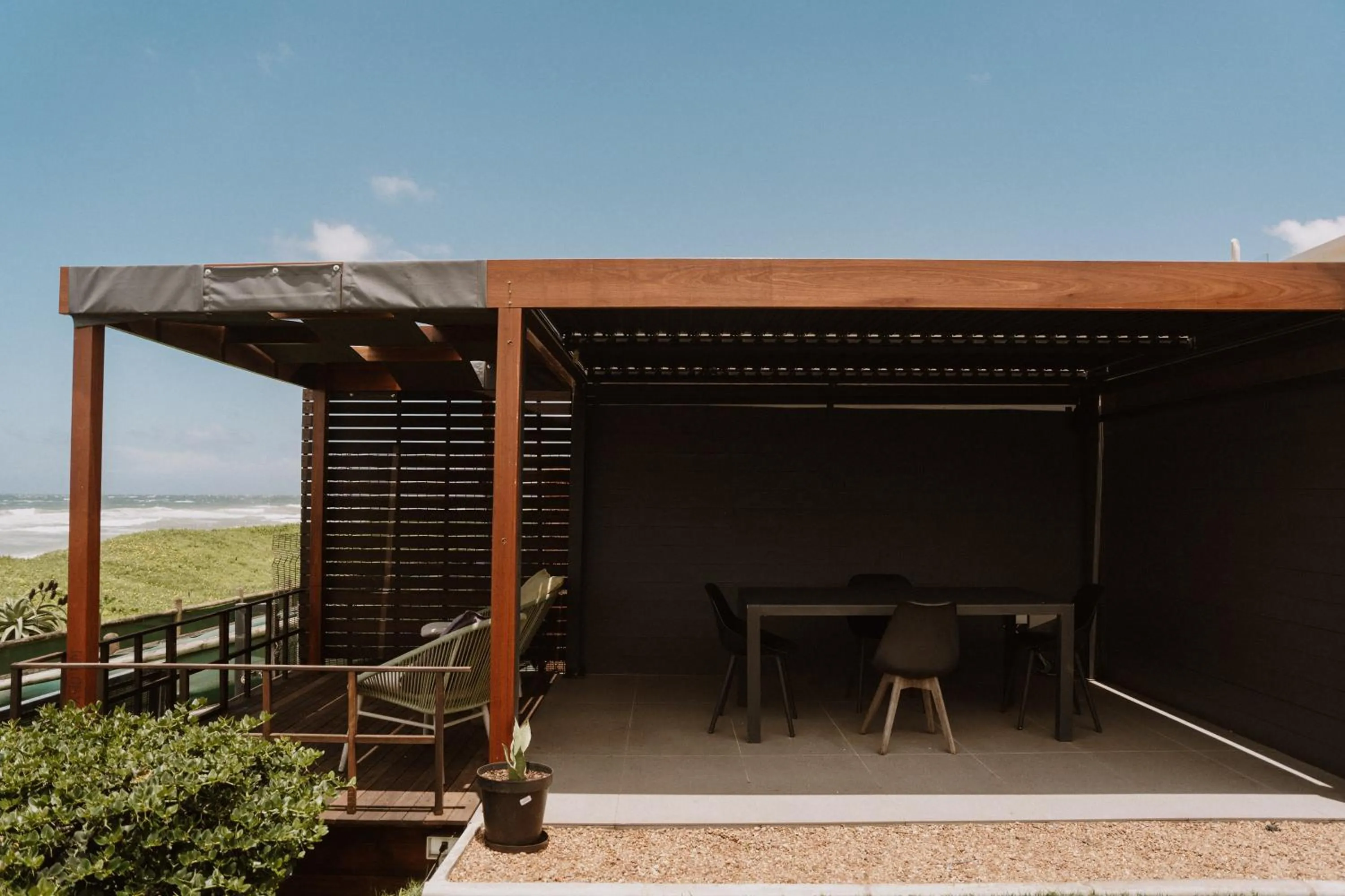 Seating area in North Star Micro Hotel