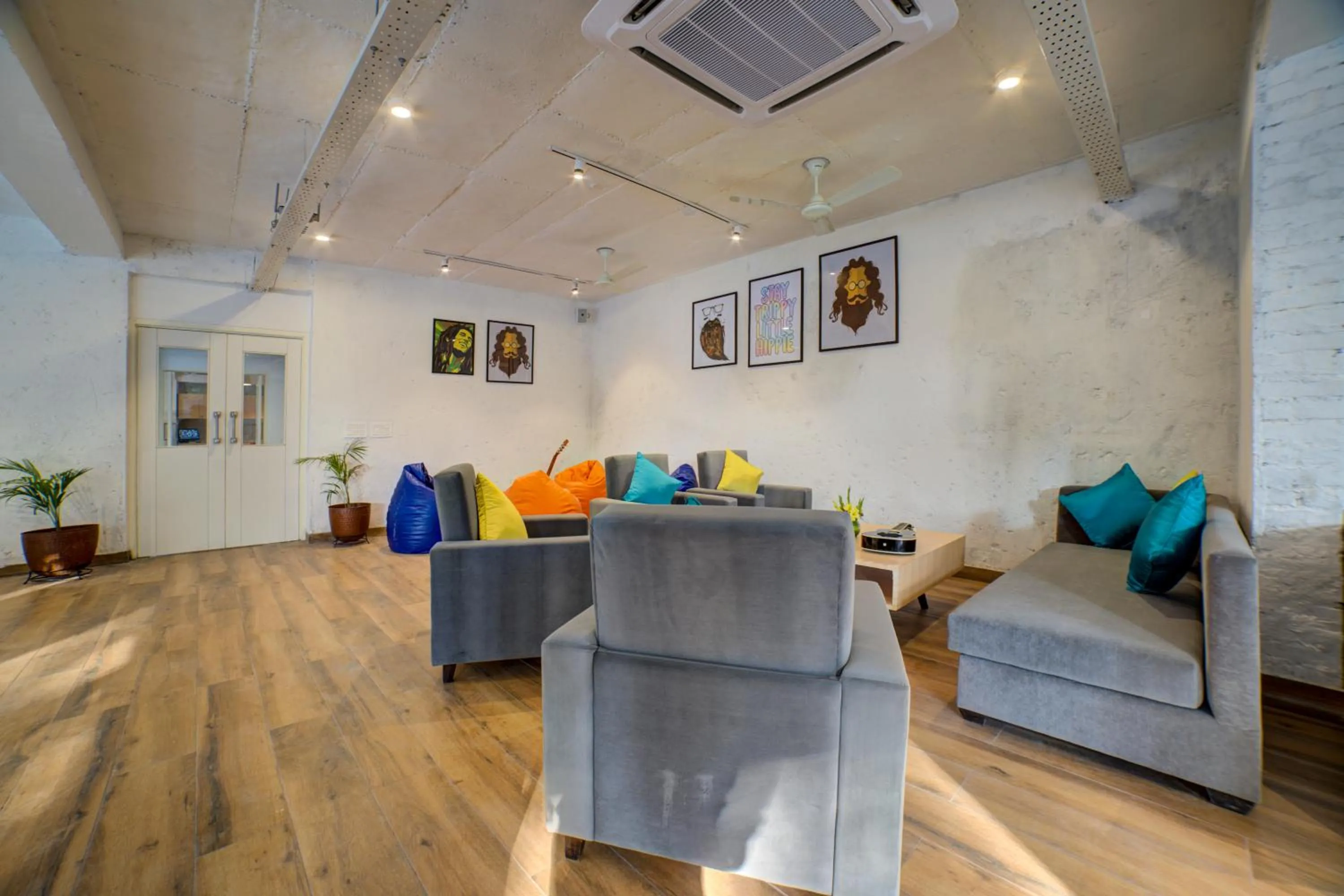 Seating area in Bedzzz Rishikesh by Leisure Hotels