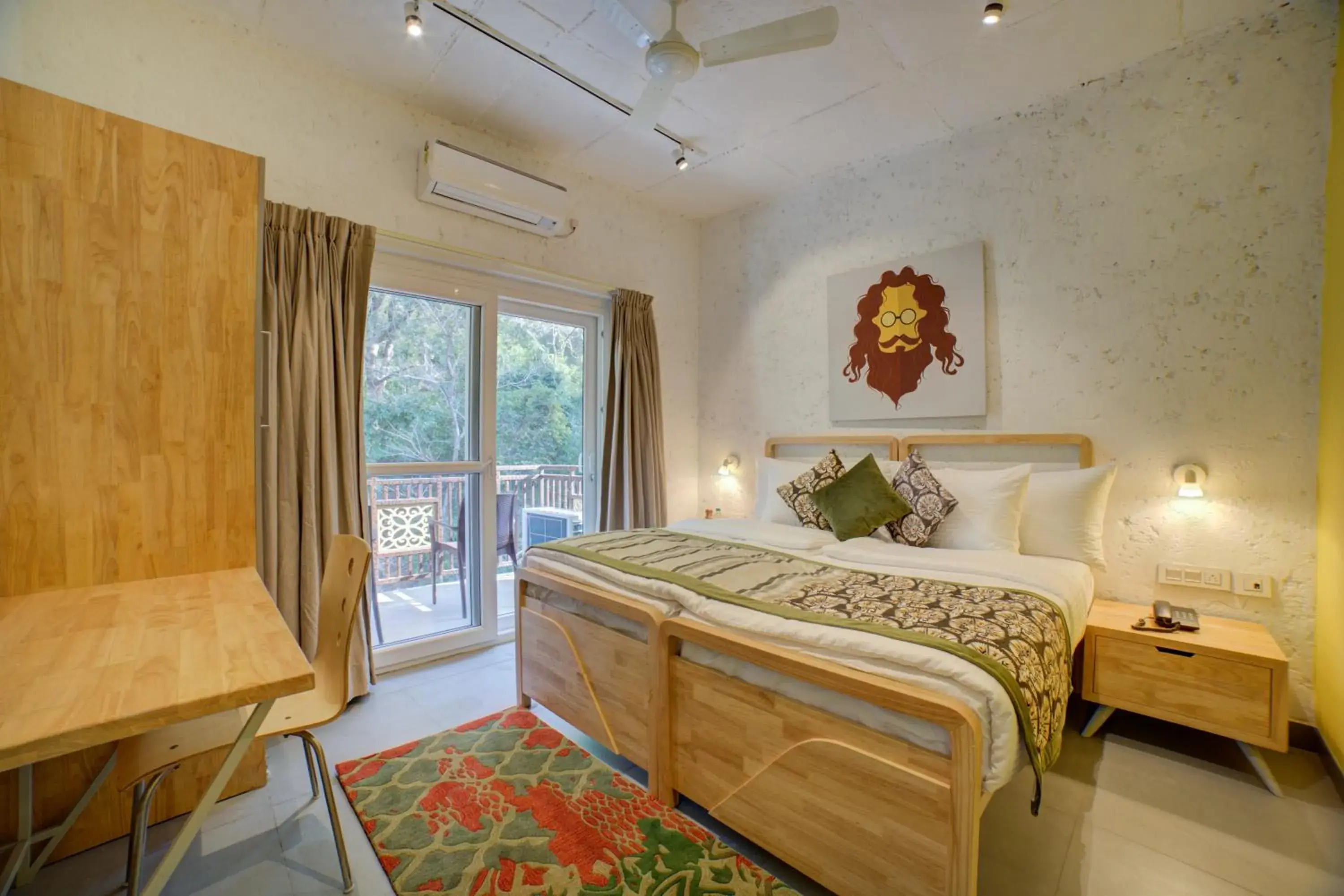 Deluxe Room Forest Facing in Bedzzz Rishikesh by Leisure Hotels Deluxe Room Forest Facing in Bedzzz Rishikesh by Leisure Hotels