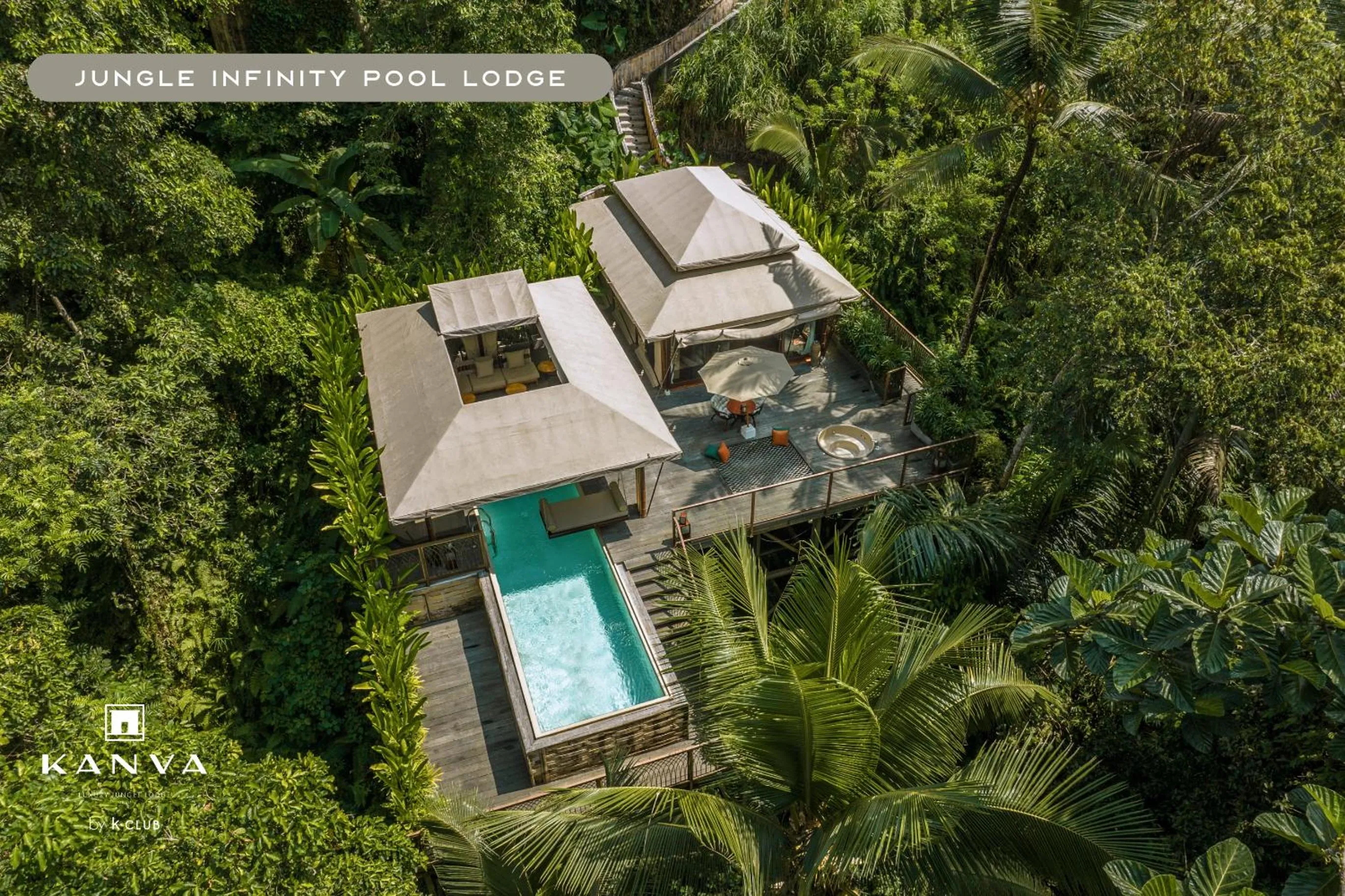 Pool view in K Club Ubud