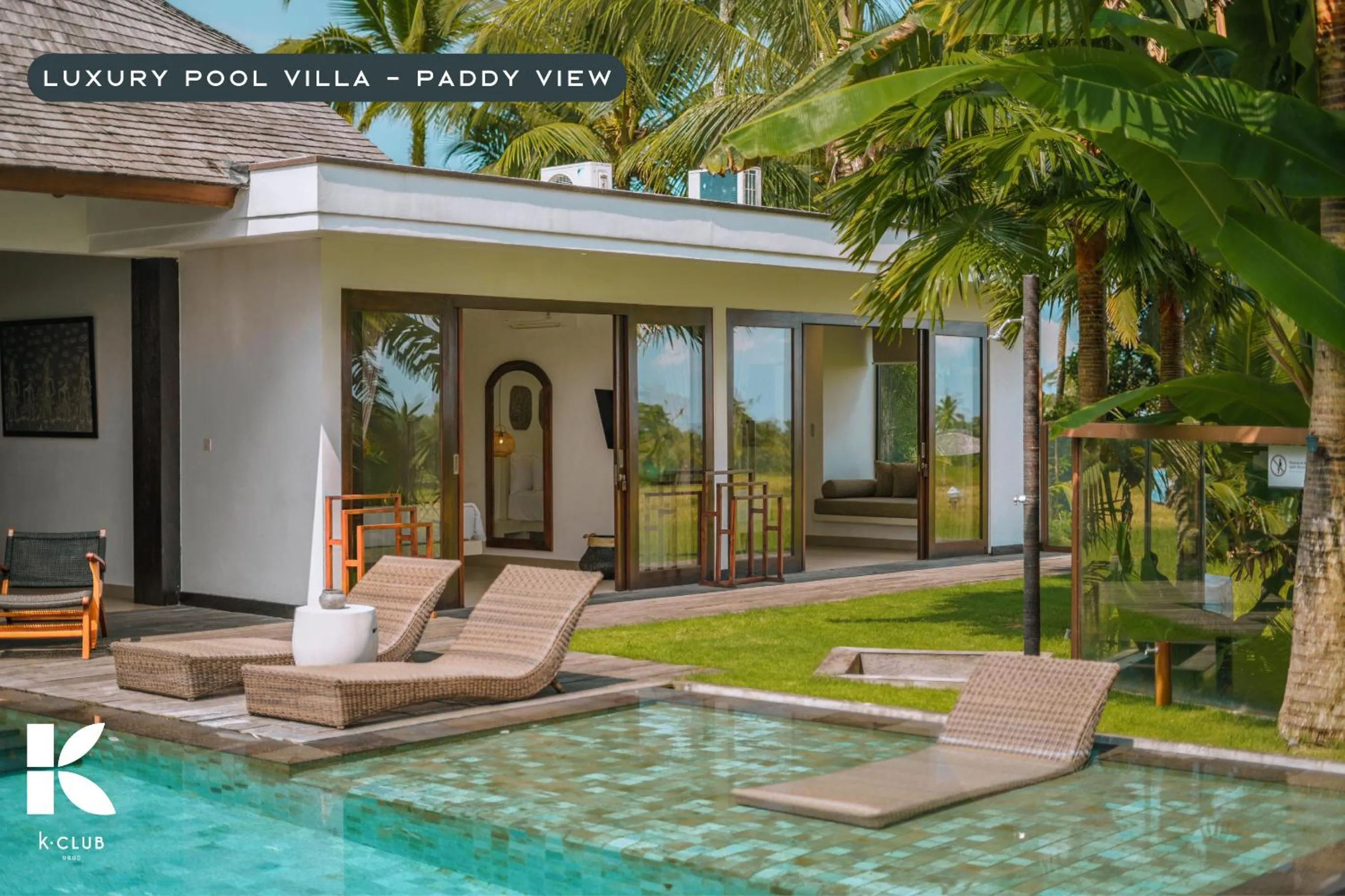 Bedroom in K Club Ubud