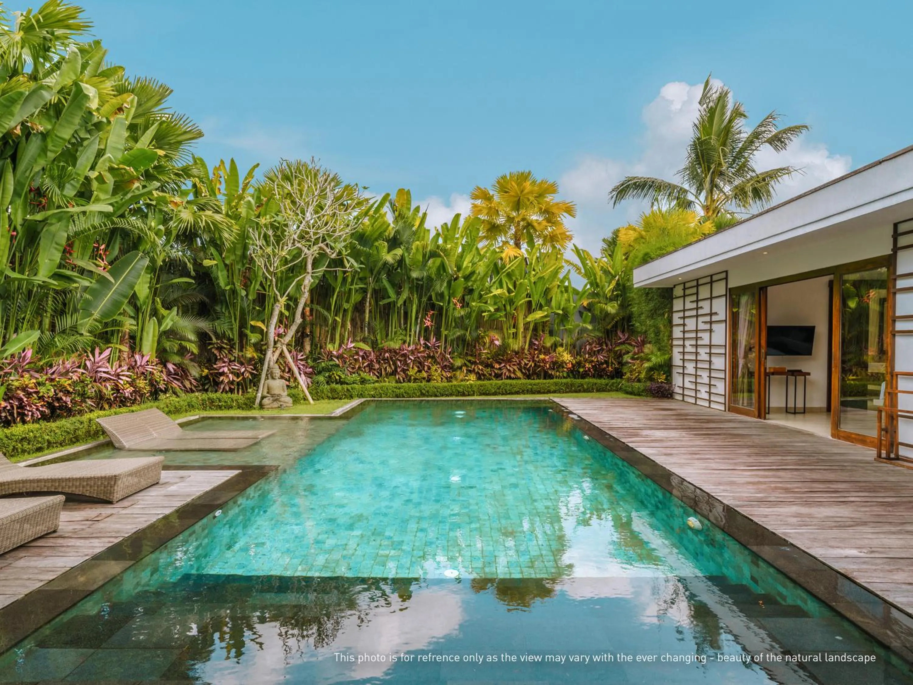 Three-Bedroom Luxury Pool Villa Garden View in K Club Ubud