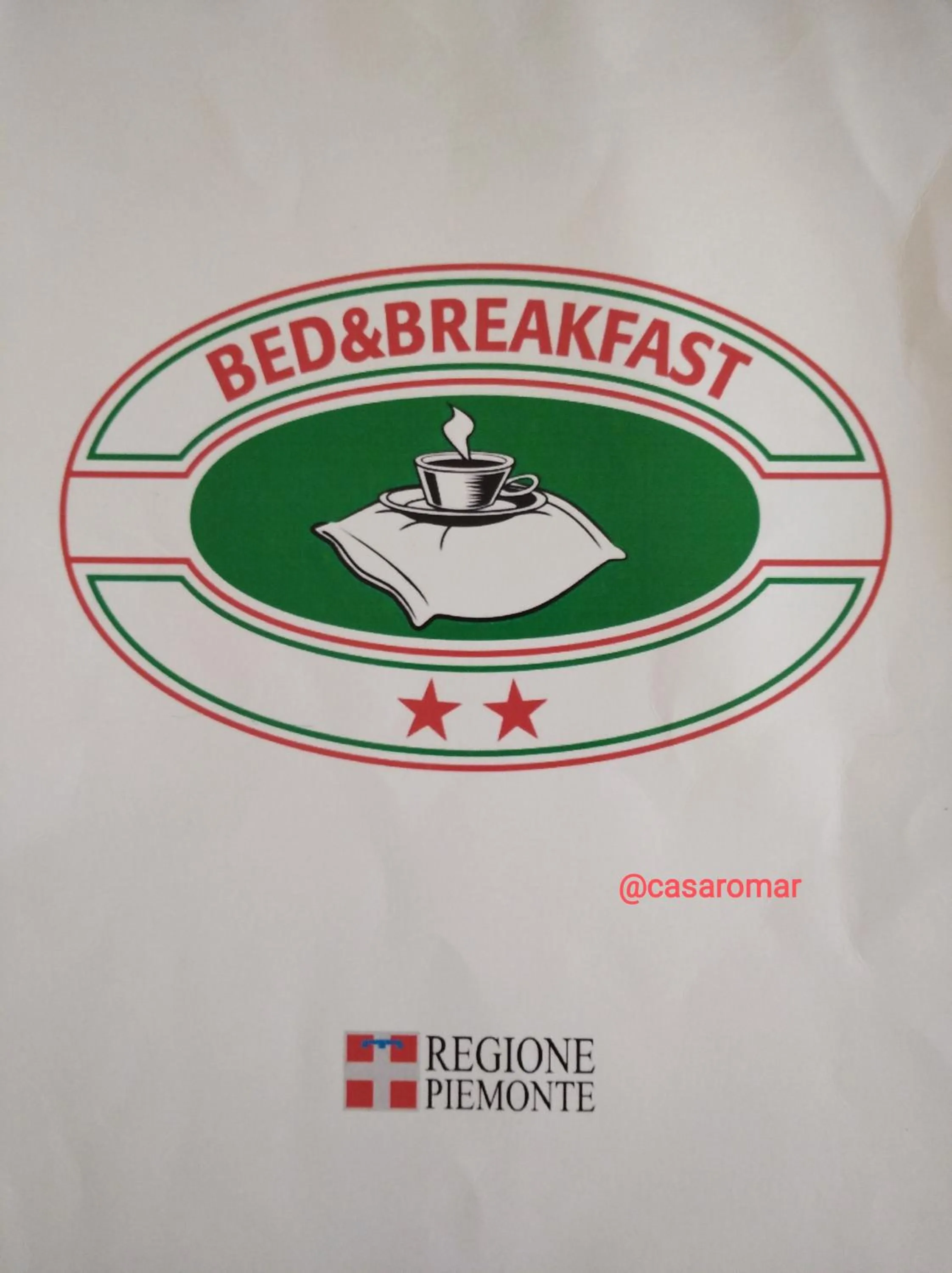 Logo/Certificate/Sign in B&B A Casa Romar