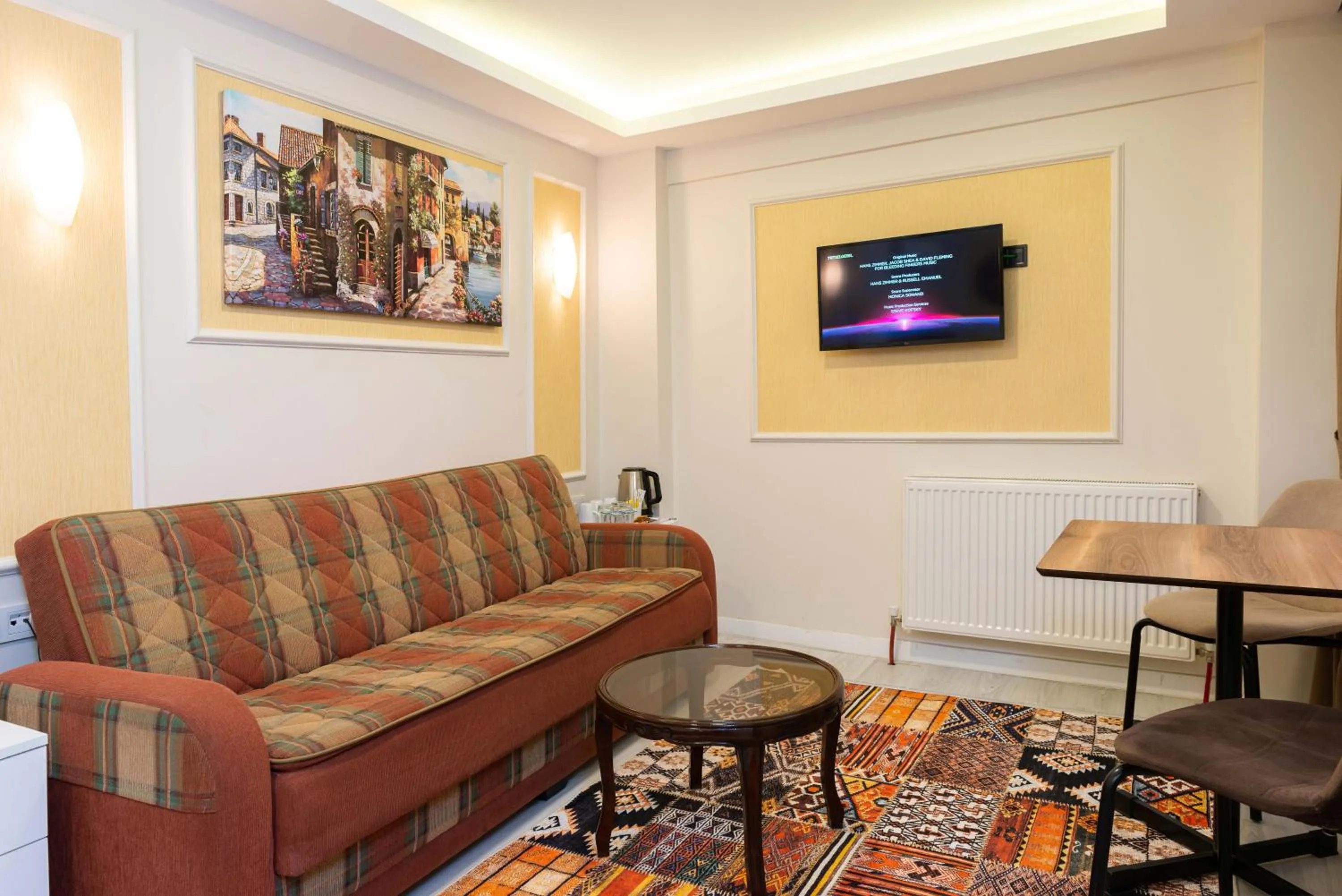 Seating area in BLUE MARMARA SUITES